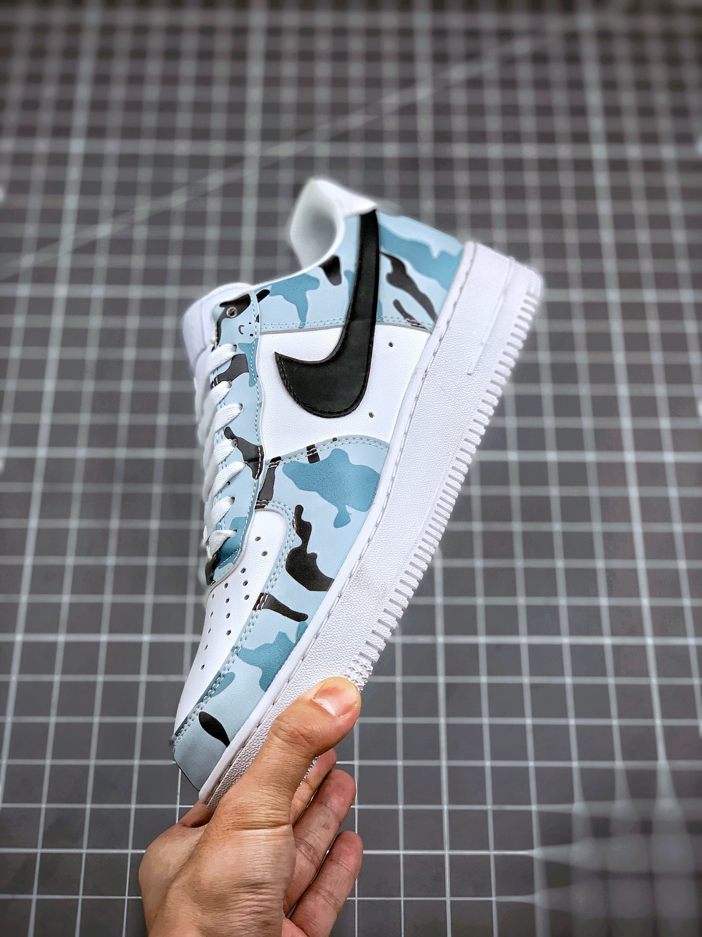 200 Nike Air Force 1 Low 天蓝白迷彩 315122-BYC