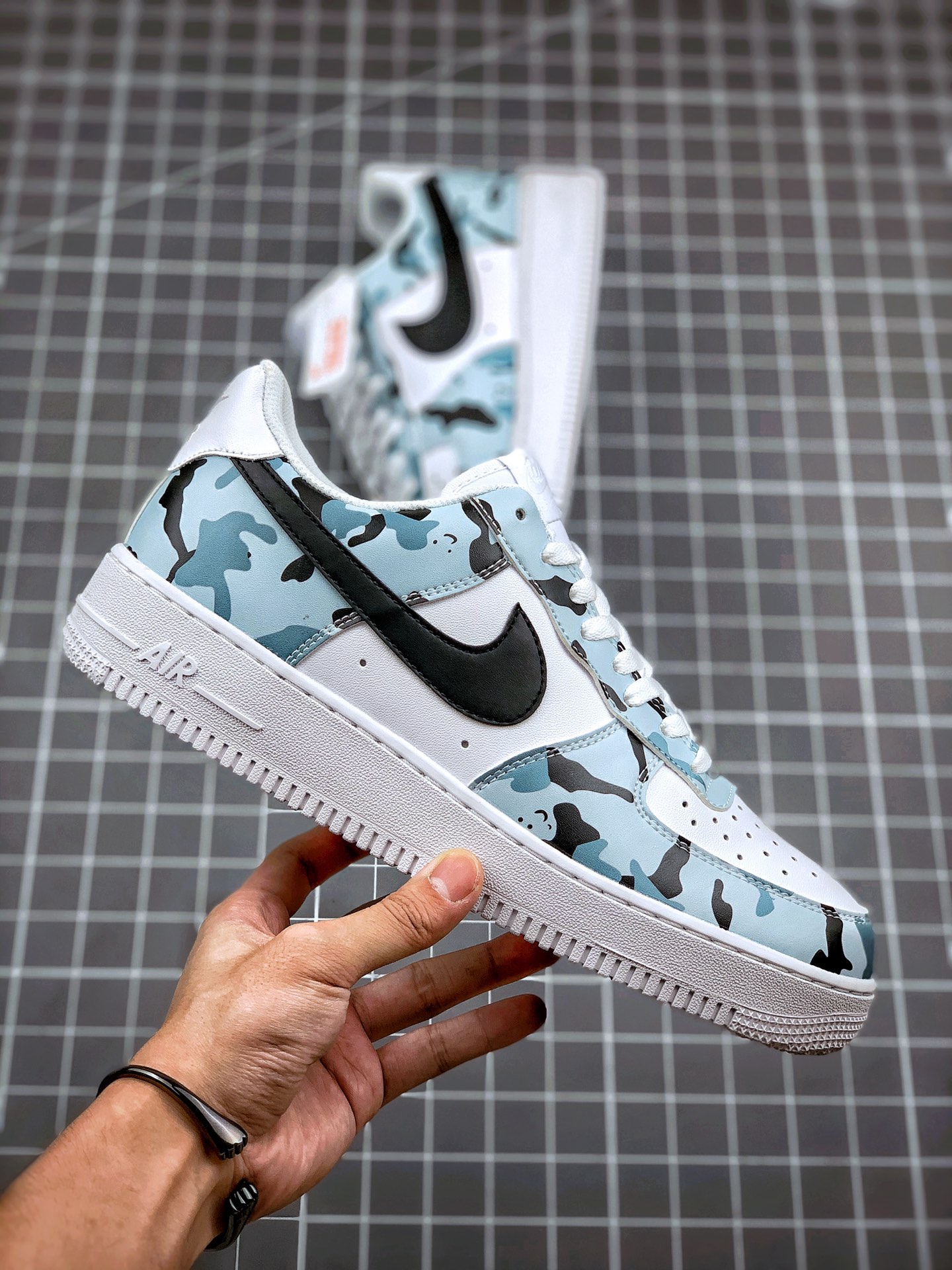 200 Nike Air Force 1 Low 天蓝白迷彩 315122-BYC