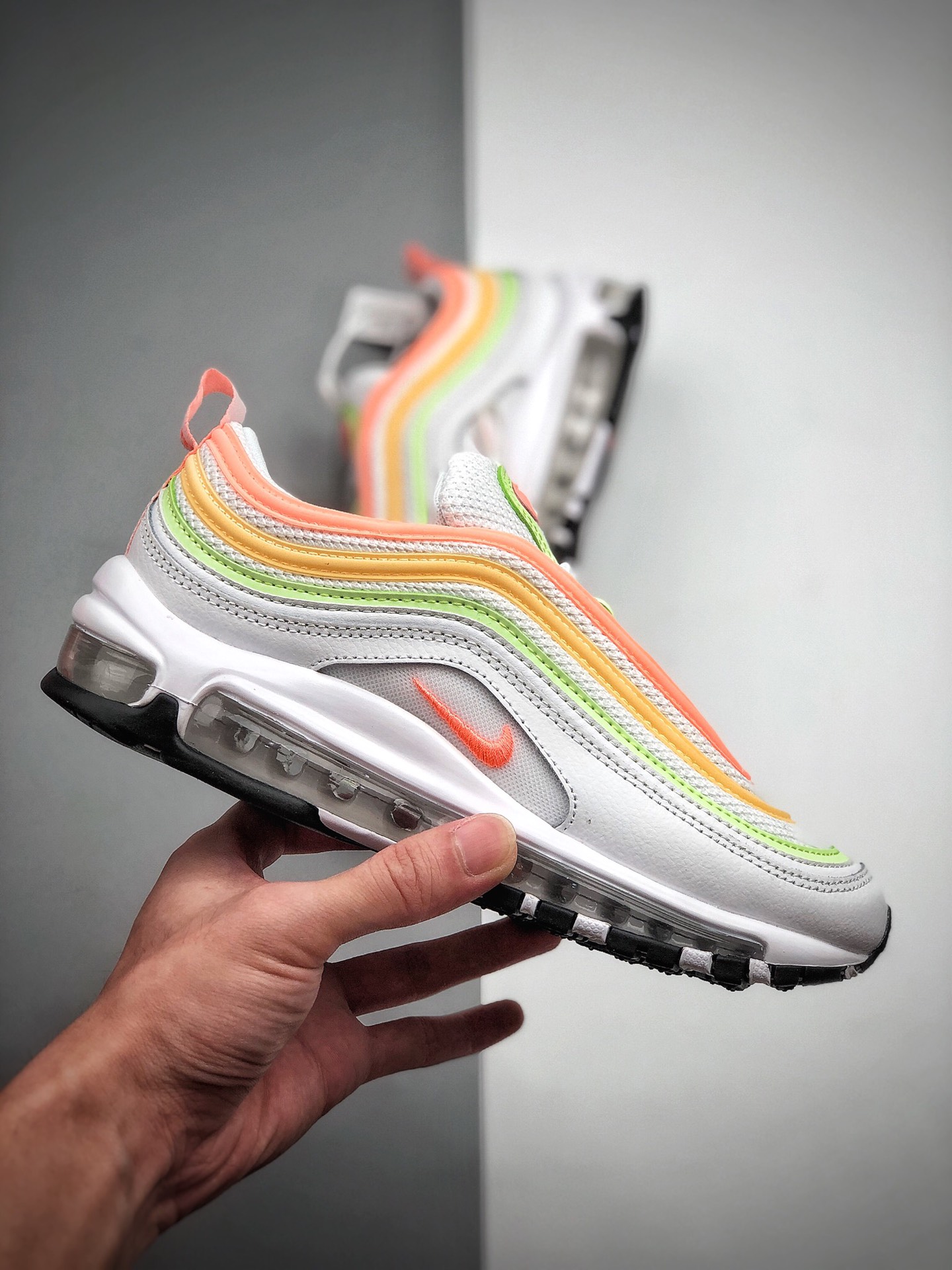 250 新配色公司级 耐克Nike Air Max 97气垫跑步鞋 货号：CZ6087-100