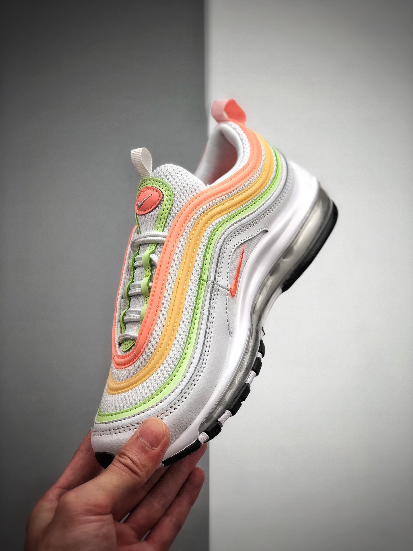 250 新配色公司级 耐克Nike Air Max 97气垫跑步鞋 货号：CZ6087-100