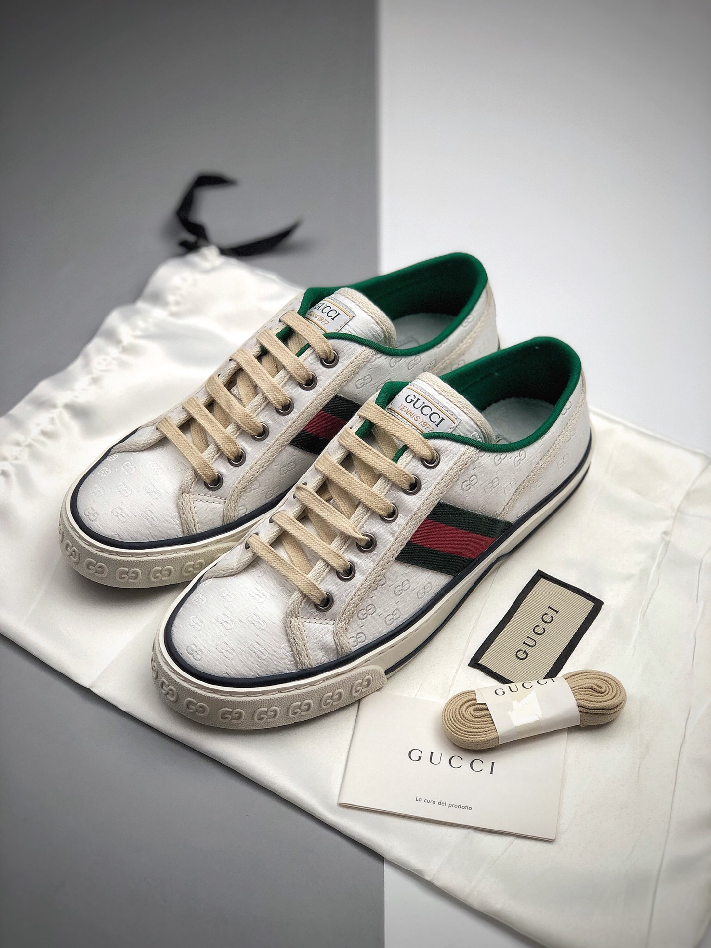 410 GUC 1977 Print Sneaker 全新广东专柜订单  帆布印花复古板鞋