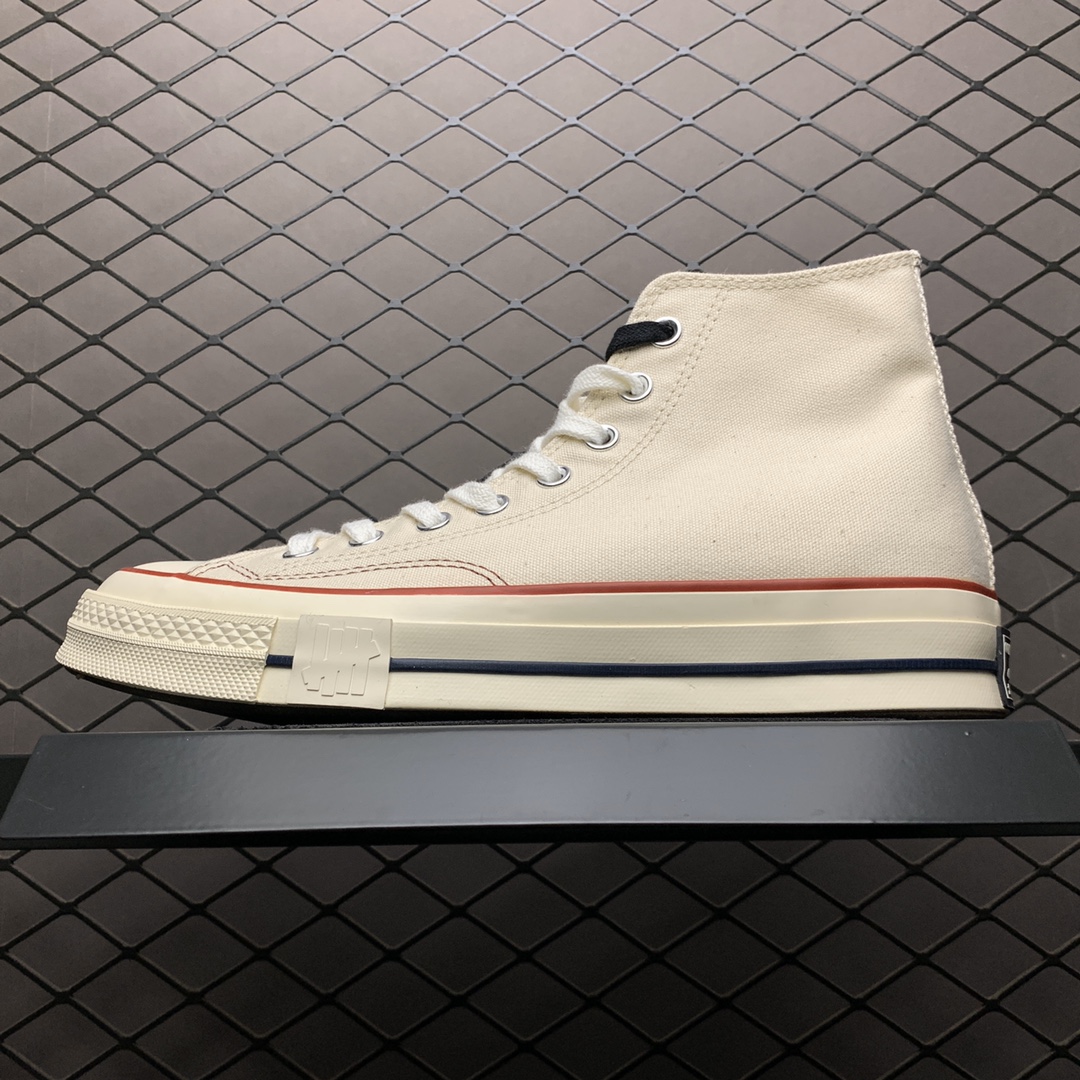 140 Undefeated x Converse 匡威1970s 五道杠联名高帮休闲帆布板鞋