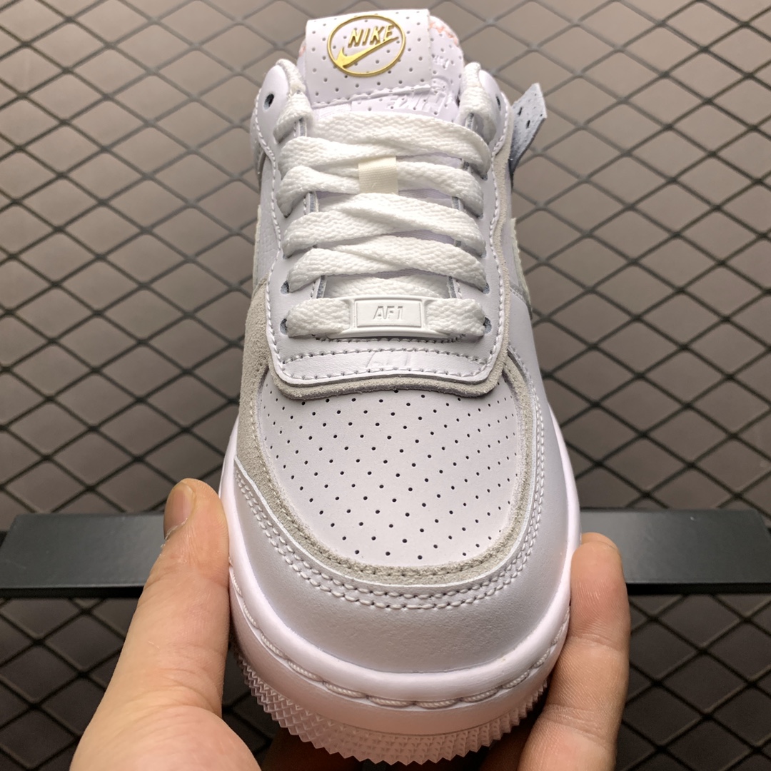 200 Nike Air Force 1 Shadow 解构系列空军一号低帮运动休闲板鞋 CZ8107-100