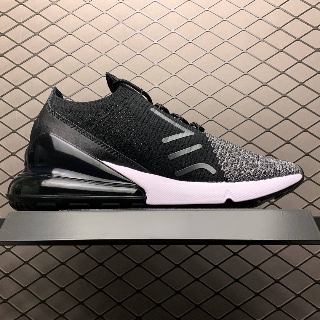 190 Nike Max 270 飞织鞋面 半掌气垫跑步鞋 AO1023-001