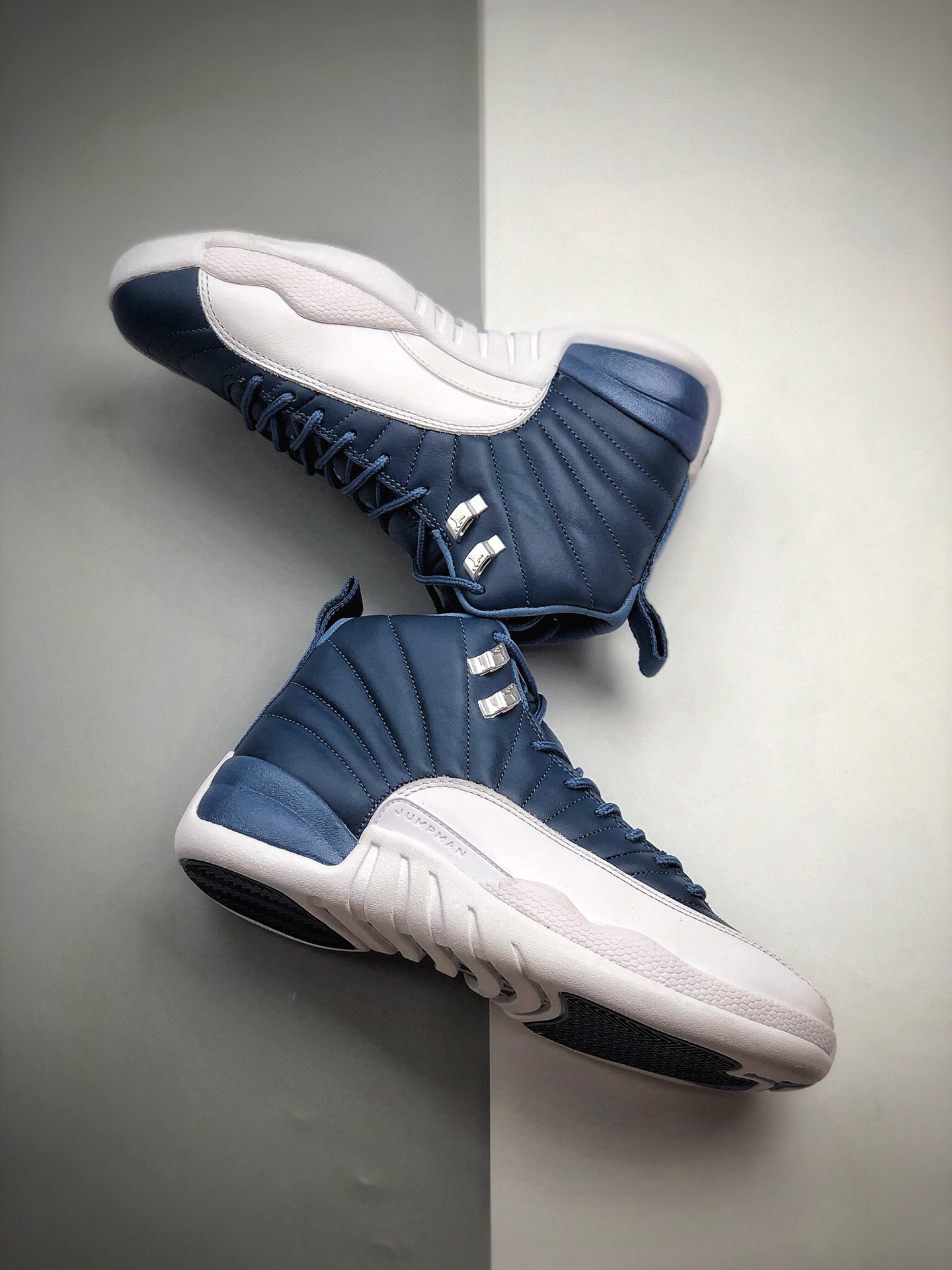 460 Air Jordan 12 “Indigo” 水洗蓝  货号：130690-404