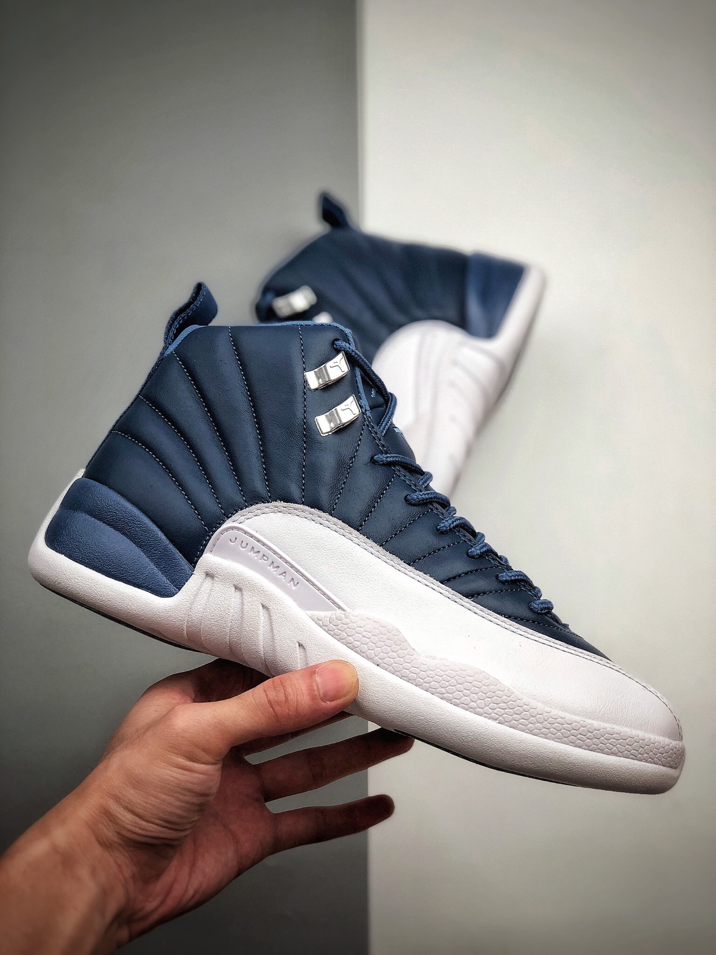460 Air Jordan 12 “Indigo” 水洗蓝  货号：130690-404