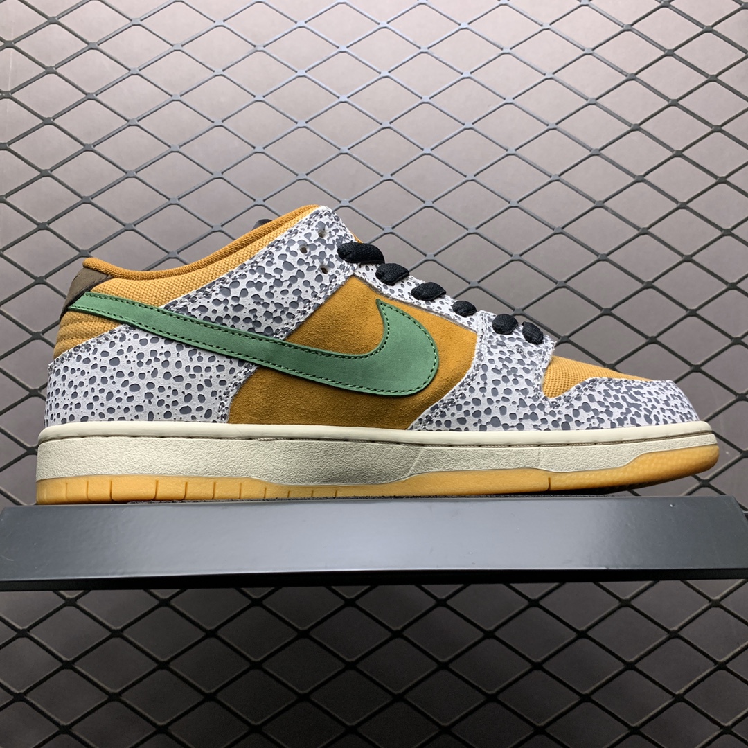 360 新版本 Nike Dunk SB Low ” Safari ” 石斑鱼 低帮休闲滑板鞋 CD2563-002