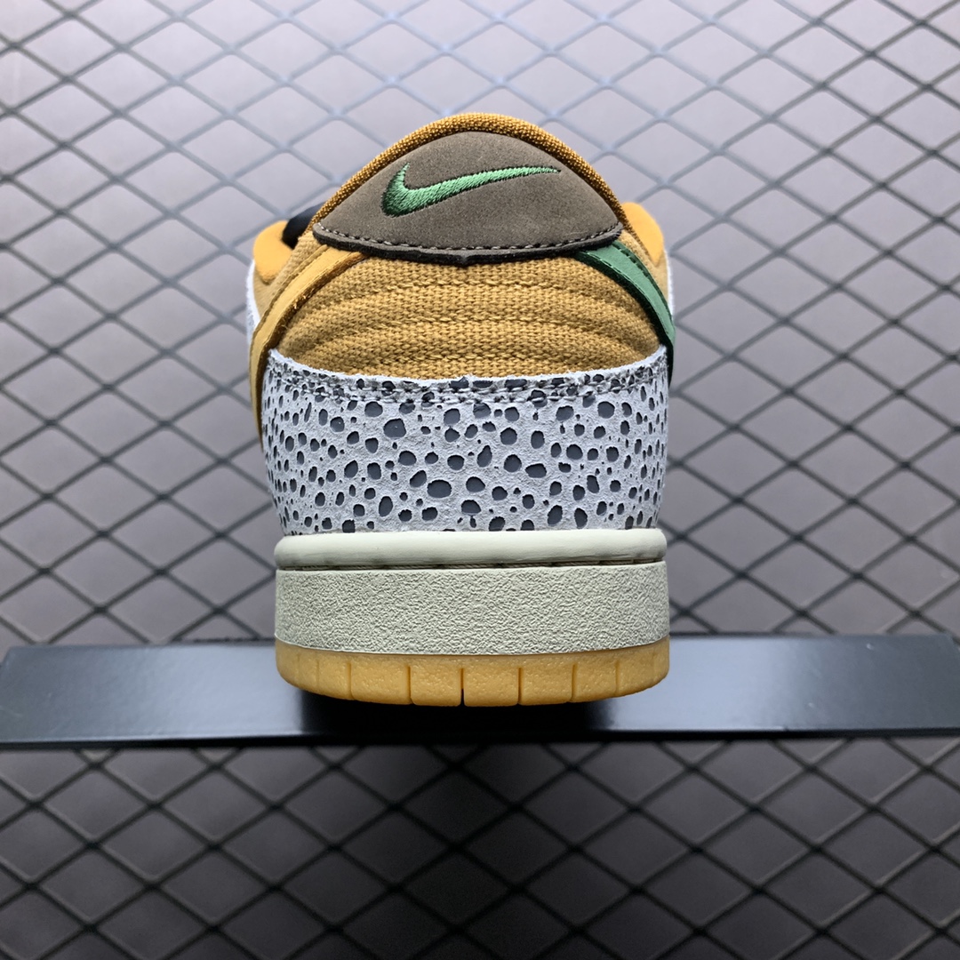 360 新版本 Nike Dunk SB Low ” Safari ” 石斑鱼 低帮休闲滑板鞋 CD2563-002
