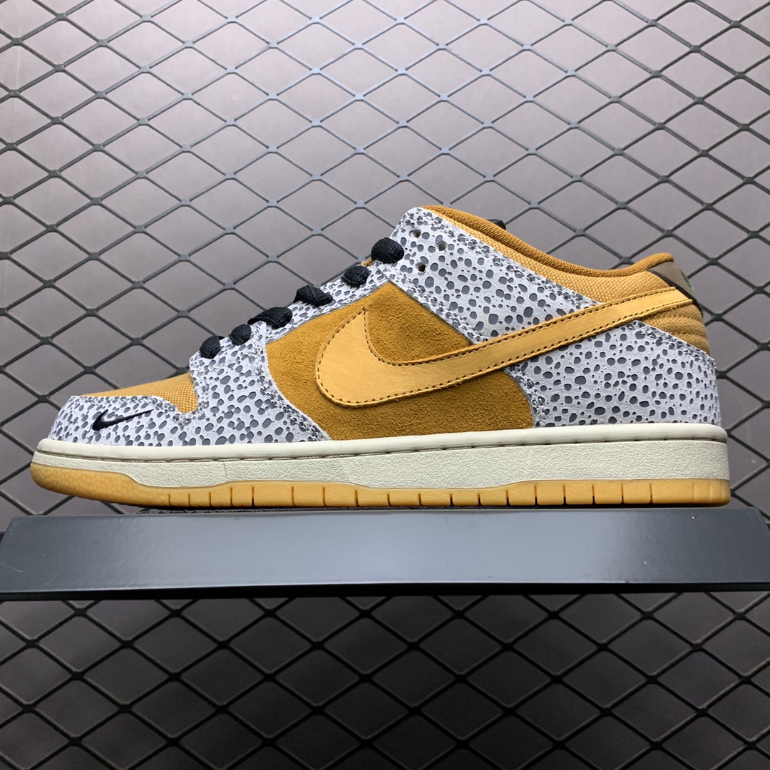 360 新版本 Nike Dunk SB Low ” Safari ” 石斑鱼 低帮休闲滑板鞋 CD2563-002