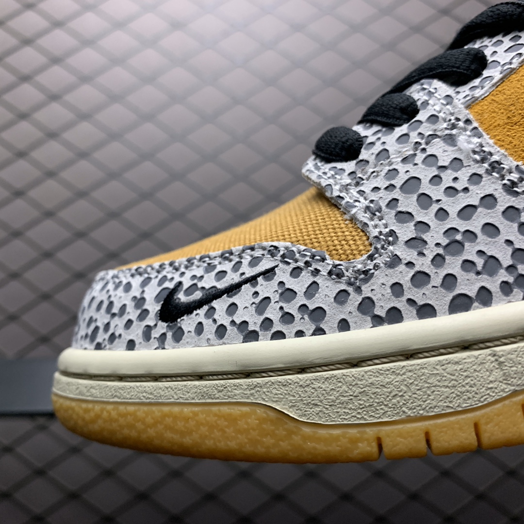 360 新版本 Nike Dunk SB Low ” Safari ” 石斑鱼 低帮休闲滑板鞋 CD2563-002