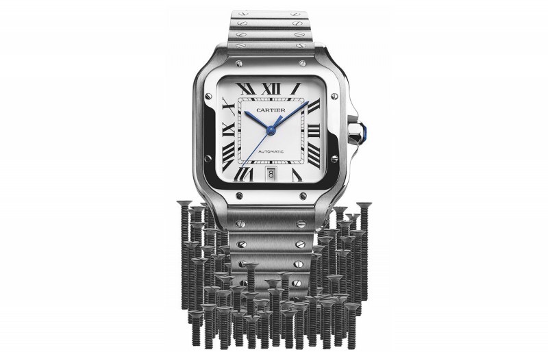 Cartier TW出品 2020最新力作 市场 1：1开模 真正做到可同 配件互换 卡家Cartier新款山度士 细节如下：1