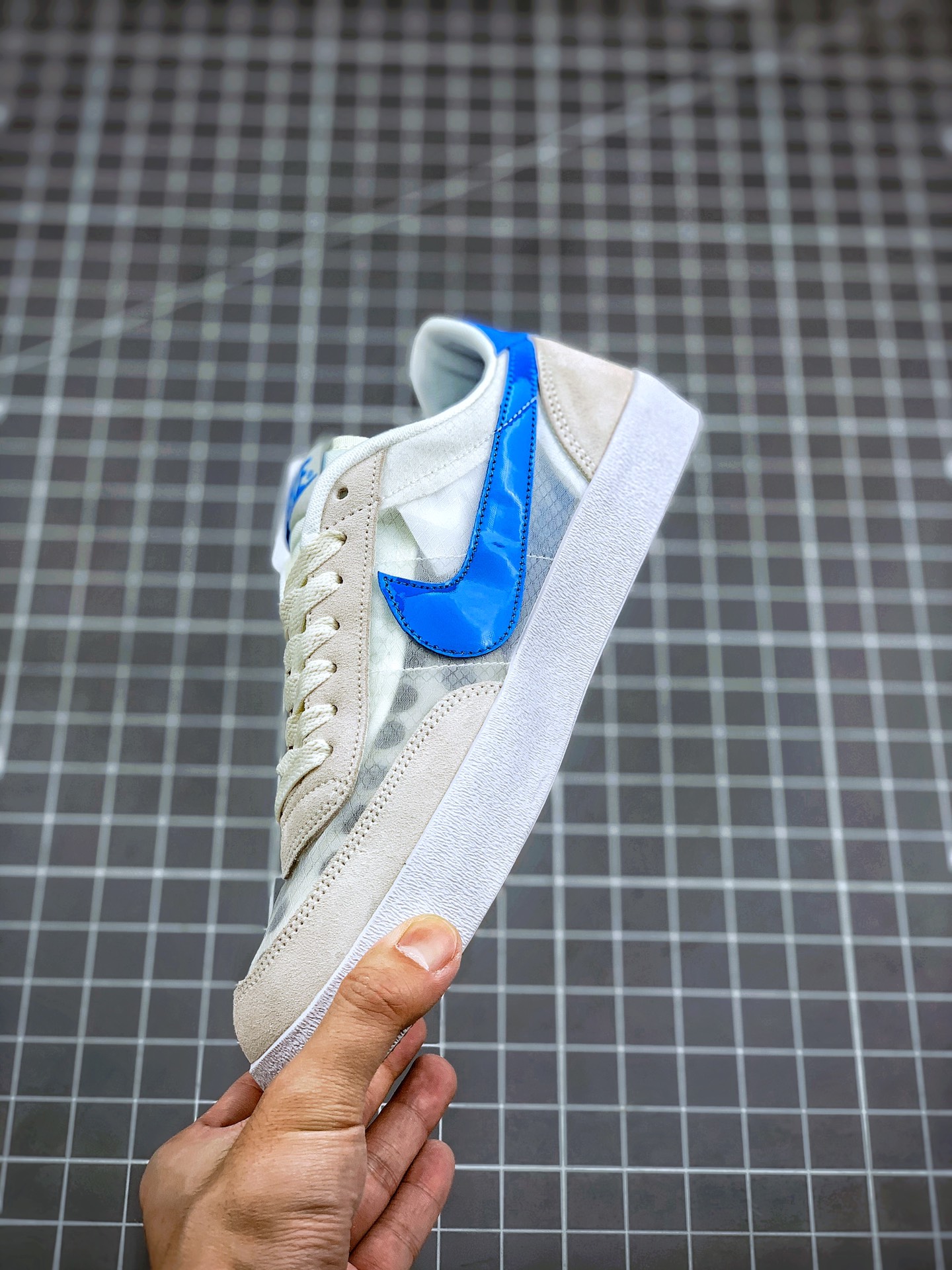 180 J.Crew x Nike Killshot 2 Leather”Sail Deep”致命射击二代系列美式经典复古休闲运动板鞋 432997-024