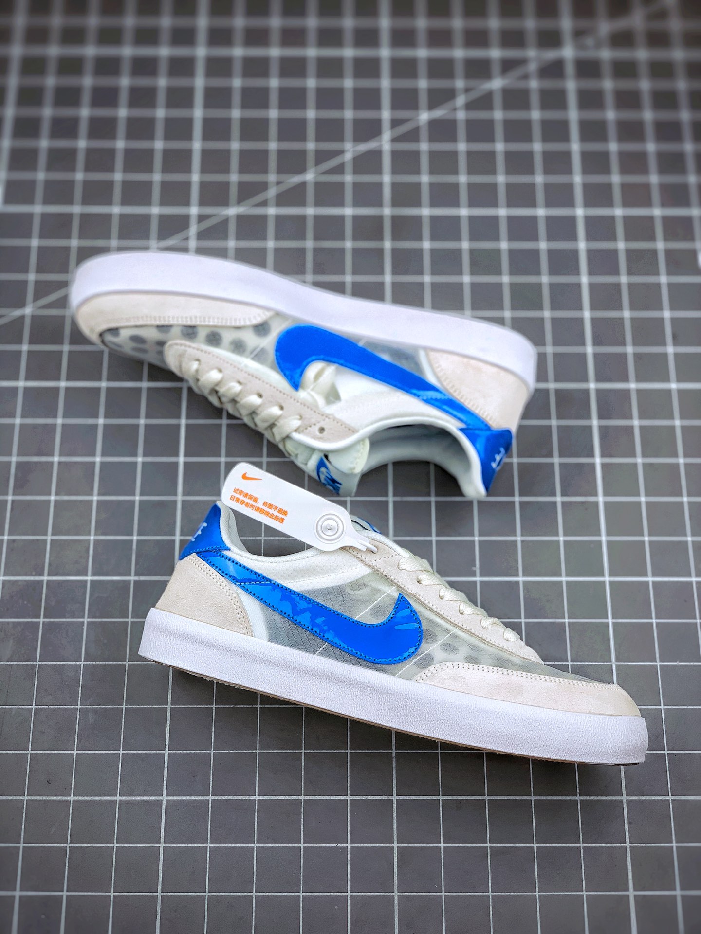 180 J.Crew x Nike Killshot 2 Leather”Sail Deep”致命射击二代系列美式经典复古休闲运动板鞋 432997-024