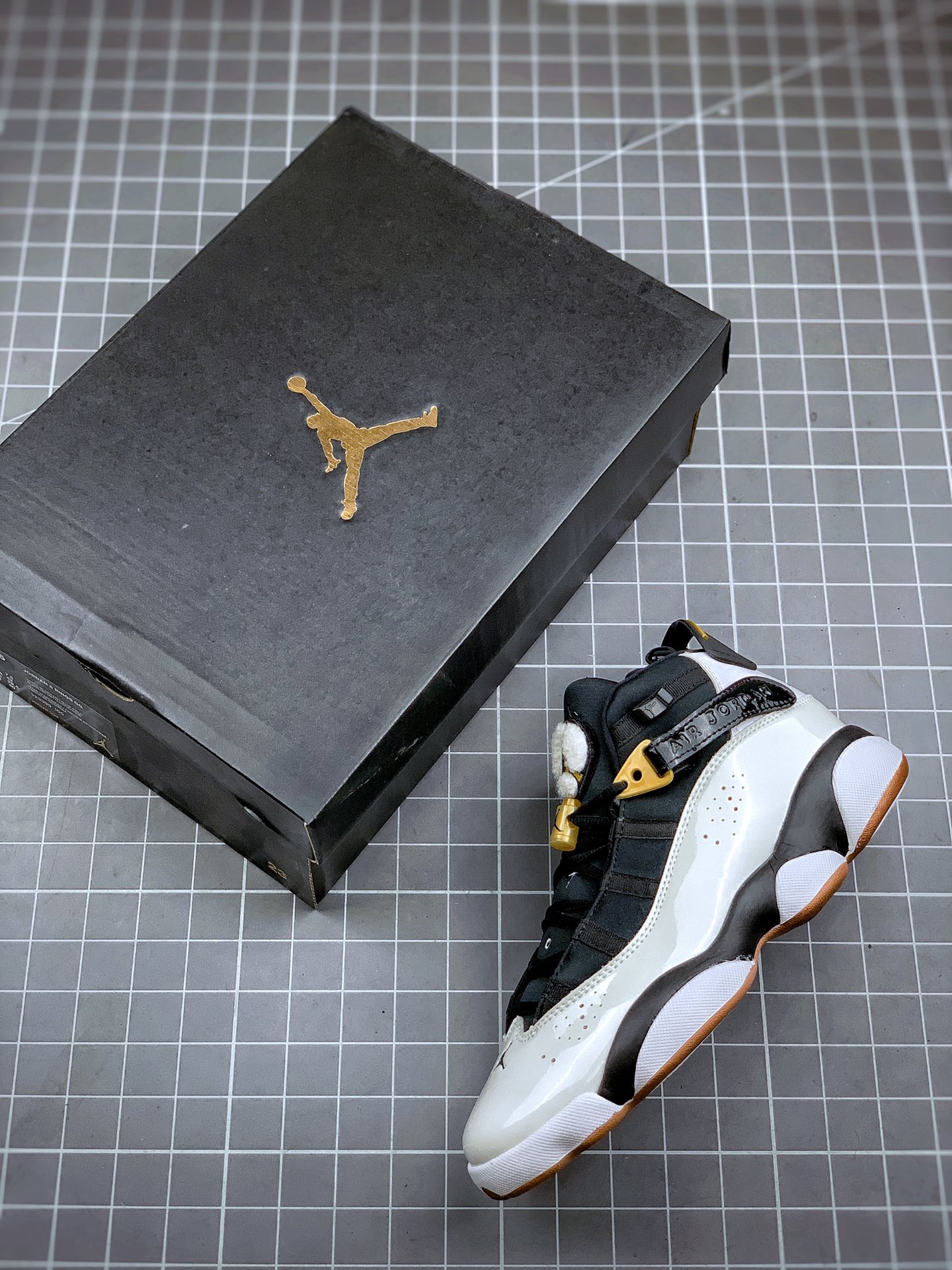 230 Air Jordan 6 RIngs PJ tucker  AJ 六冠王 黑白熊猫323399-100