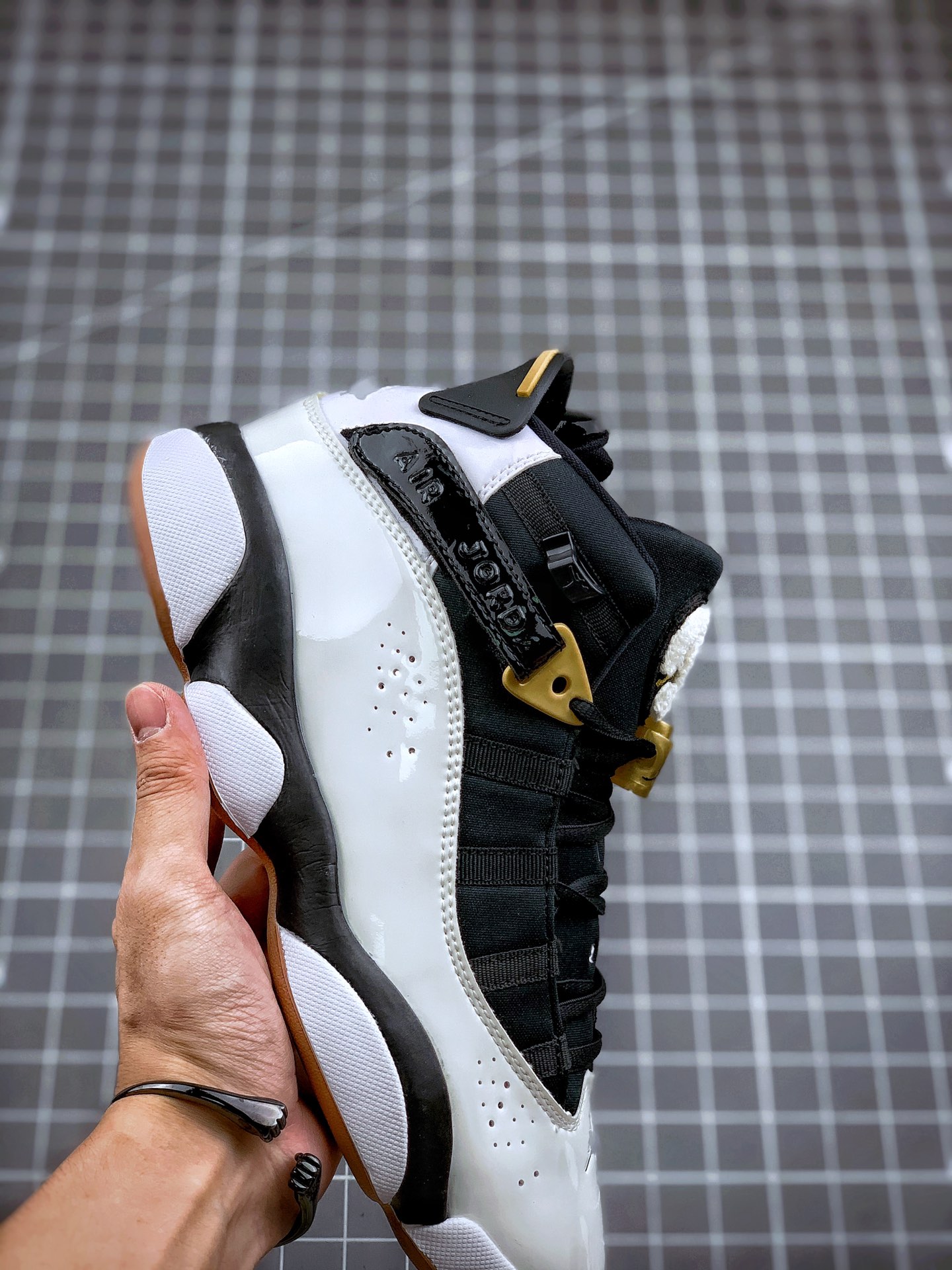 230 Air Jordan 6 RIngs PJ tucker  AJ 六冠王 黑白熊猫323399-100