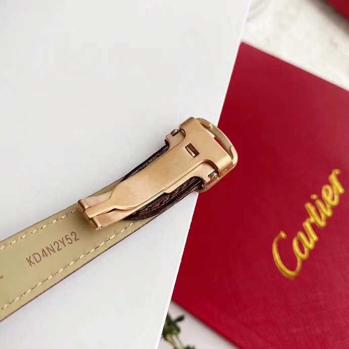 Cartier 石英表系列 蓝气球 33mm男女款 尺寸33MM 市面上独家 双卜形蓝宝石水晶玻璃