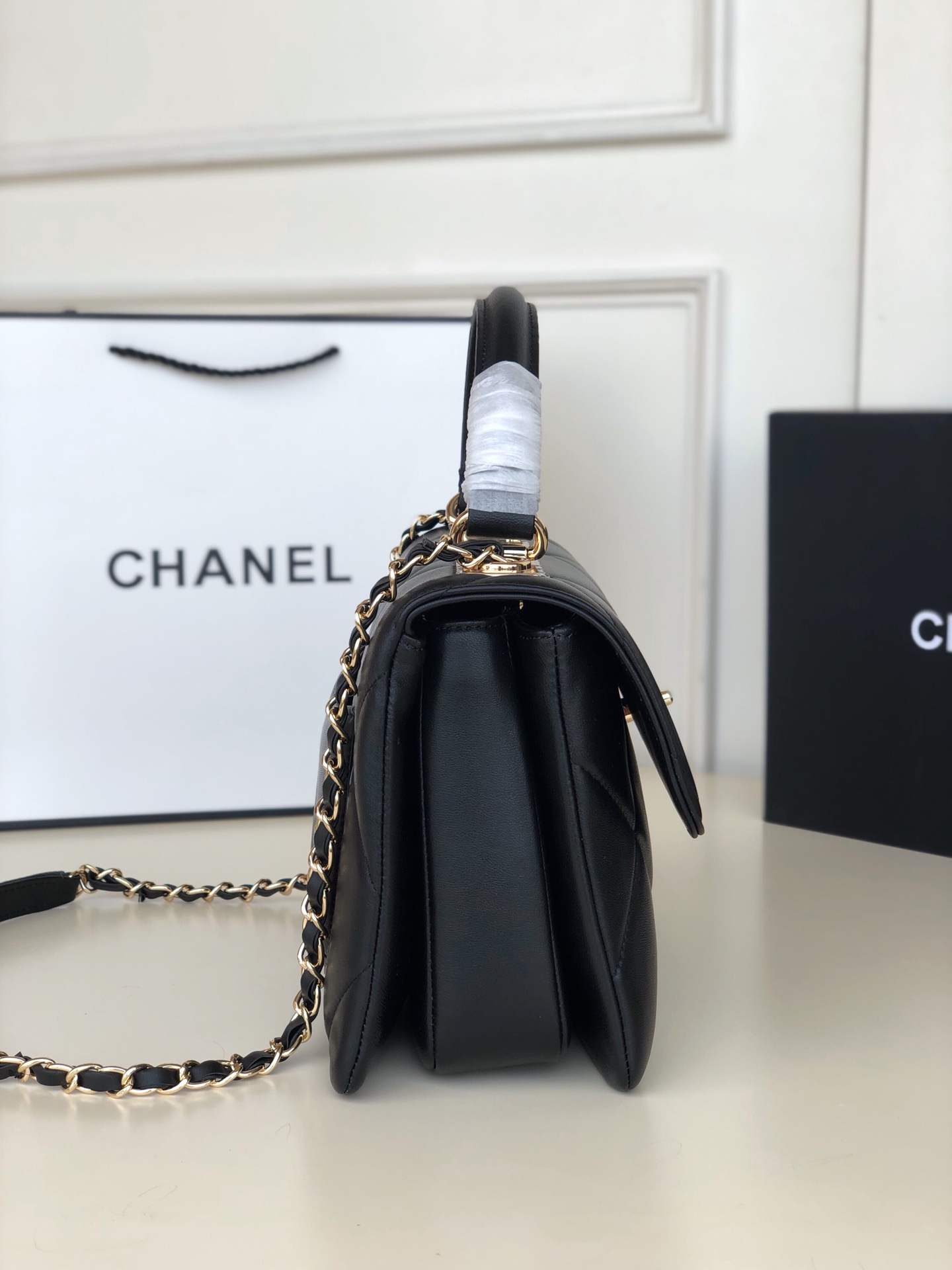 Chanel92236原单质量经典之作华丽与气质的前沿是你意想不到的尊贵皮种:原单进口小羊皮里配原版布五