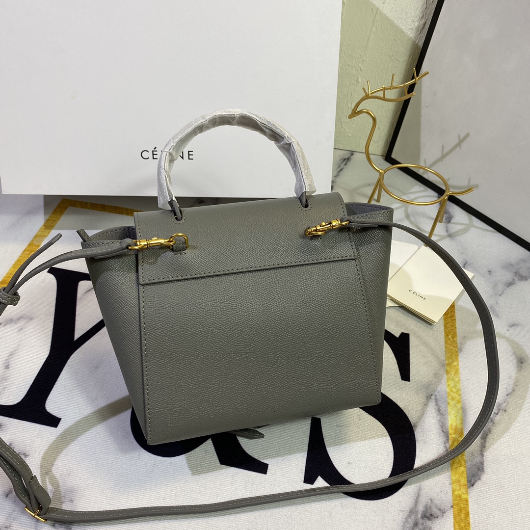 460【原单品质】Celine belt pico～小号鲶鱼包 颗粒牛皮皮革手袋