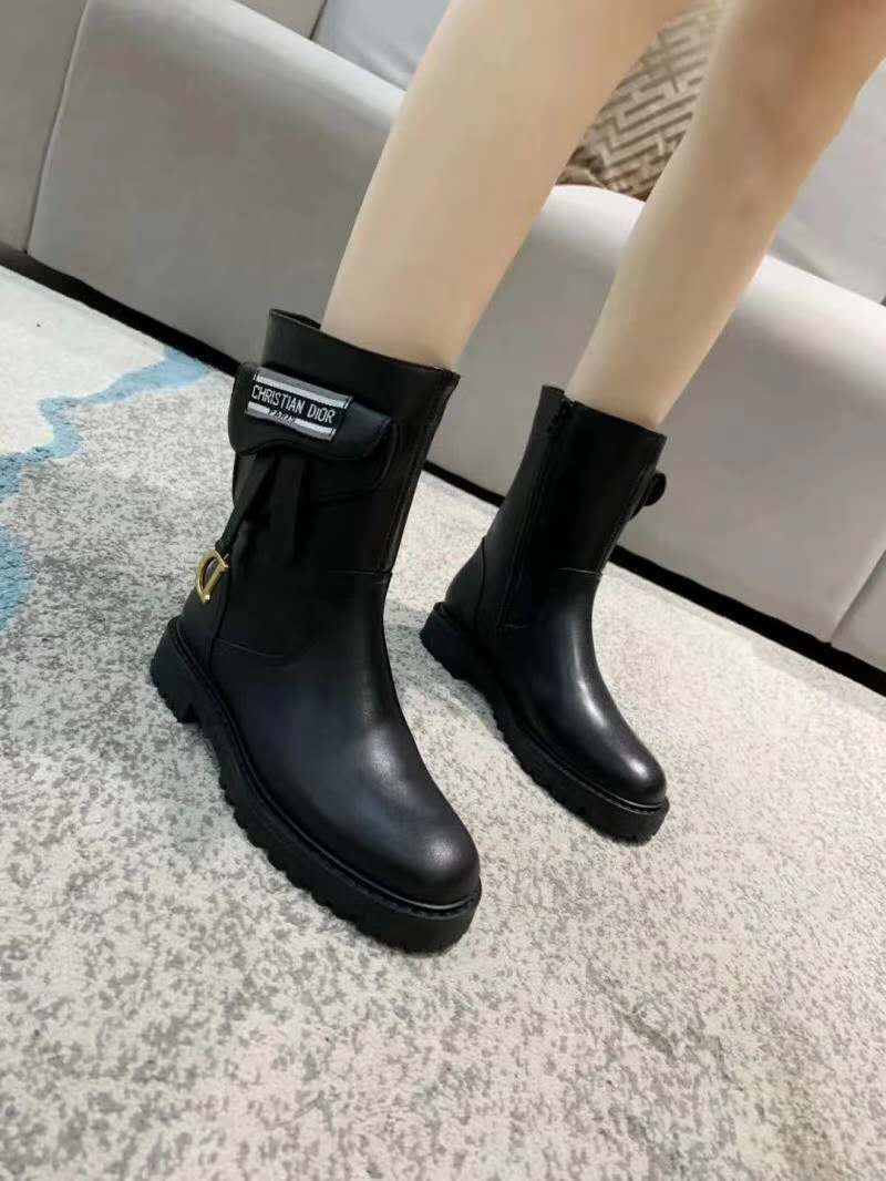 DOR.迪奥8寸长靴Crusie“J