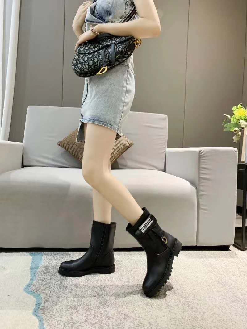 DOR.迪奥8寸长靴Crusie“J