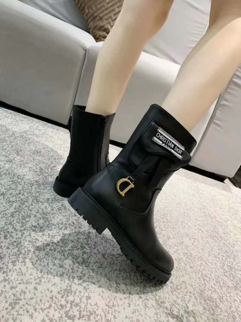 DOR.迪奥8寸长靴Crusie“J