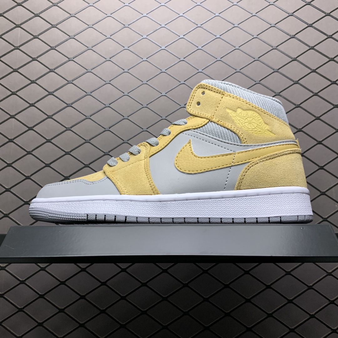 250 Air Jordan 1 Mid AJ1乔1中帮文化篮球鞋 DA4666-001