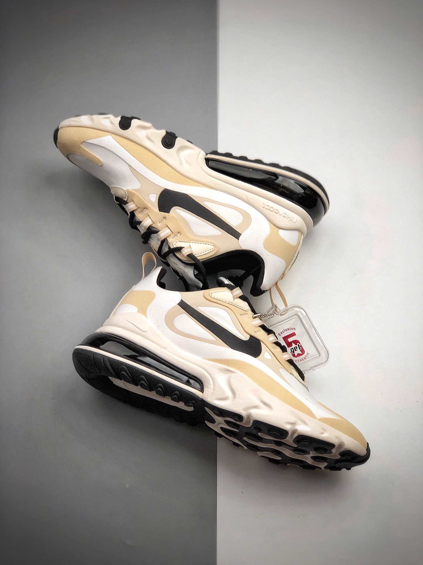180  耐克 Nike React Air Max 270 React 高桥盾网纱系列CZ9541-100