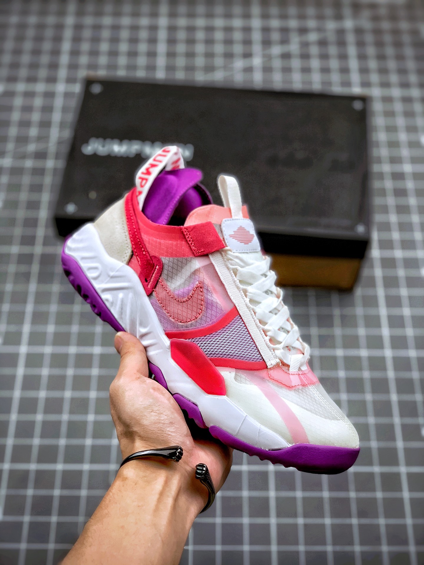 250 Air Jordan Delta SP 白粉紫 陈冠希亲着带货 大厂纯原出品 CZ4778-100