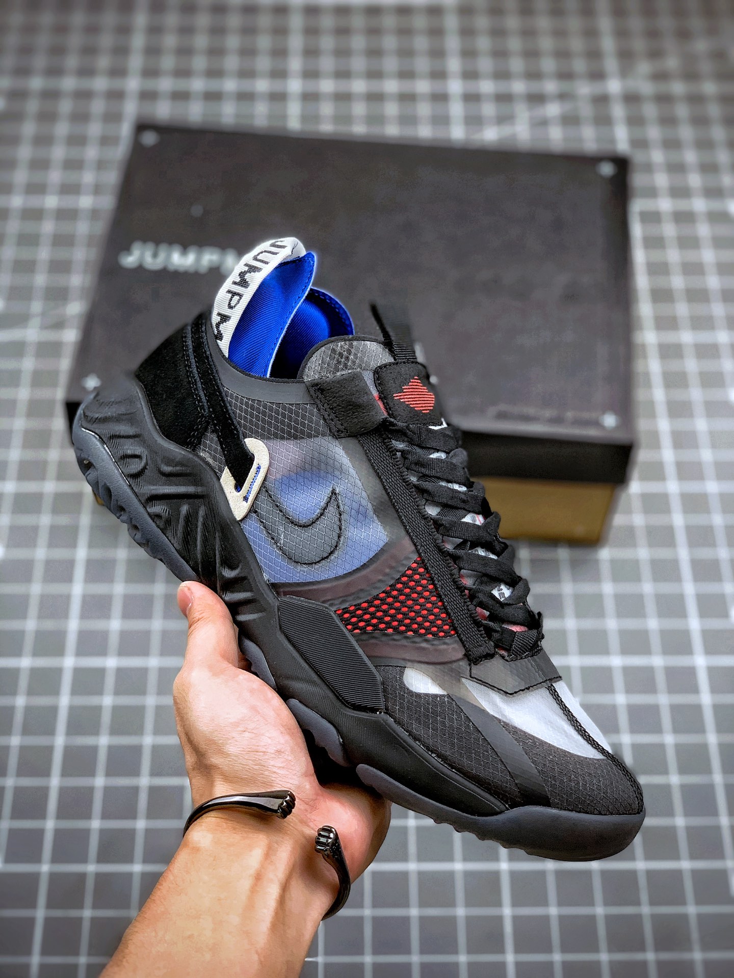 250 Air Jordan Delta SP 黑蓝高频 陈冠希亲着带货 CZ4778-100