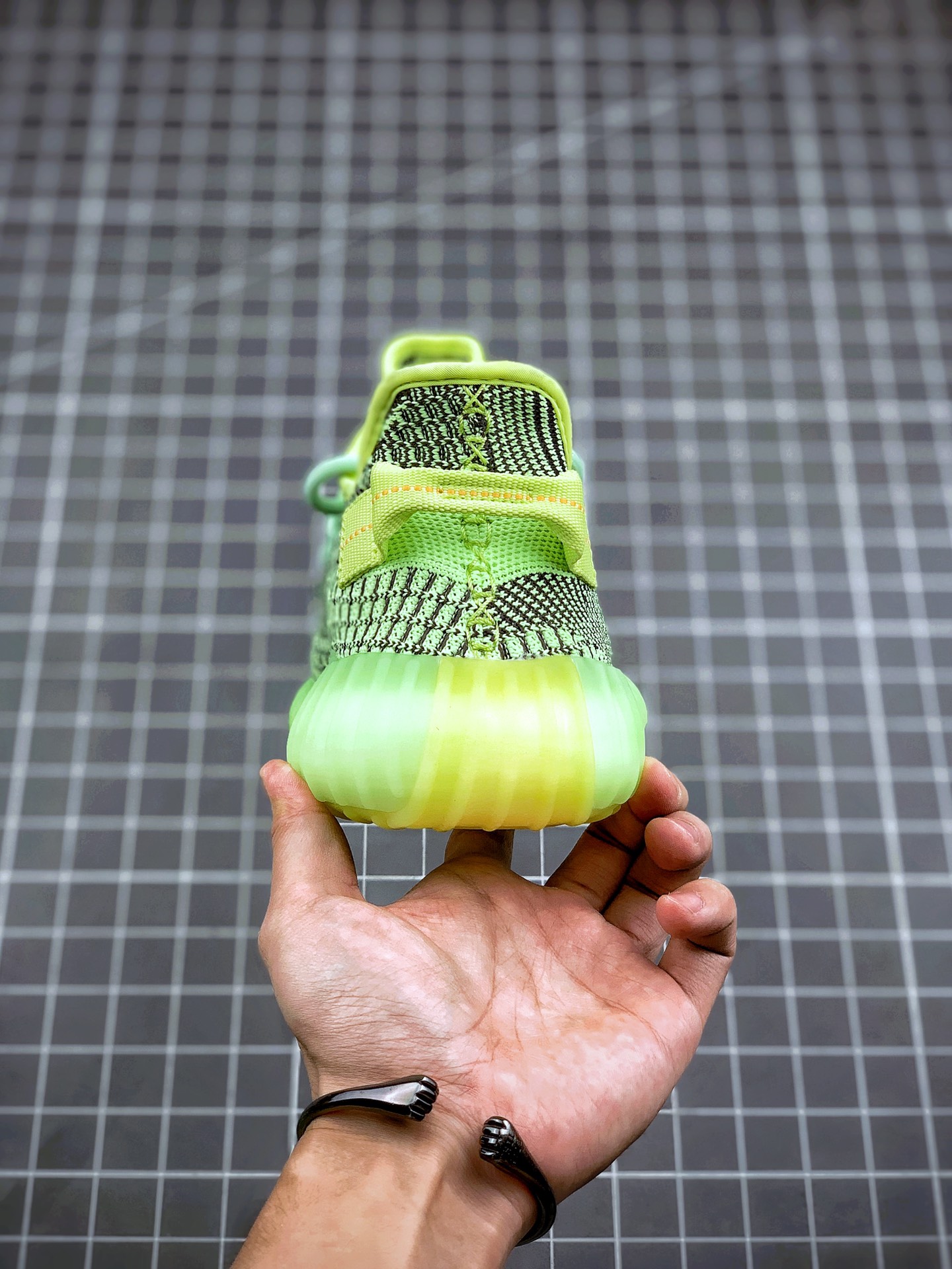 200 AD Yeezy 350 Boost V2 黑绿 外贸客户指定订单