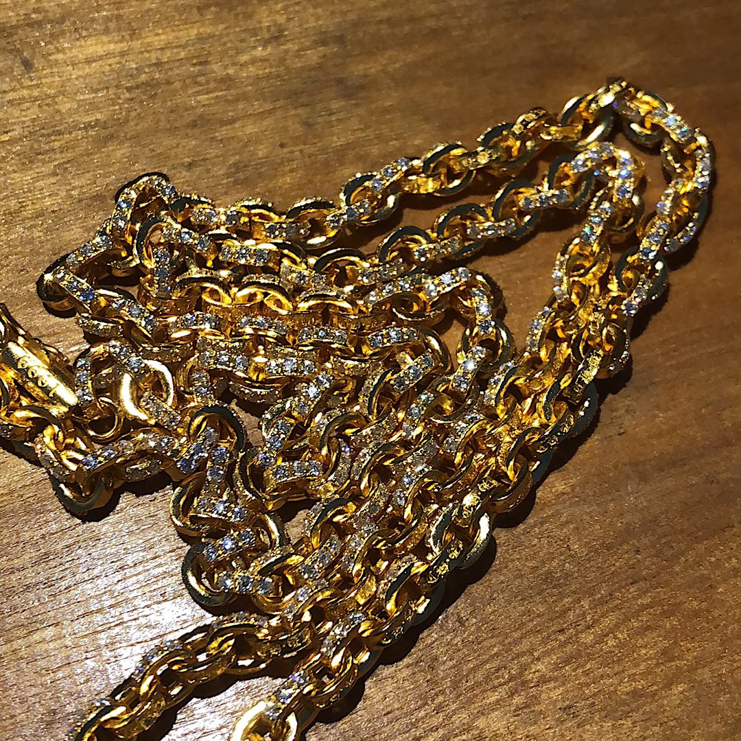 Chrome Hearts 定制新品Chrome hearts 克罗心镀金22k船锚项链