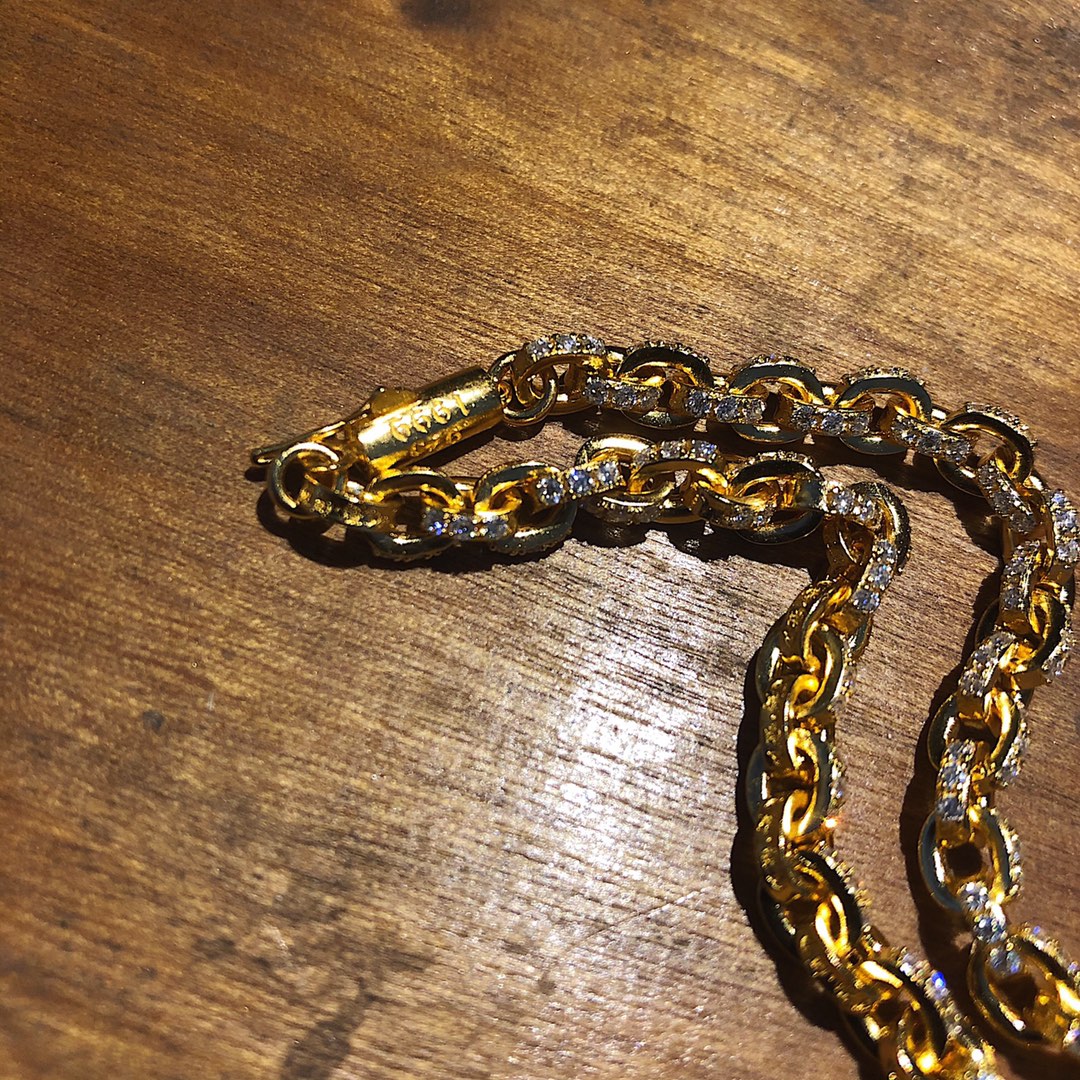 Chrome Hearts 定制新品Chrome hearts 克罗心镀金22k船锚项链