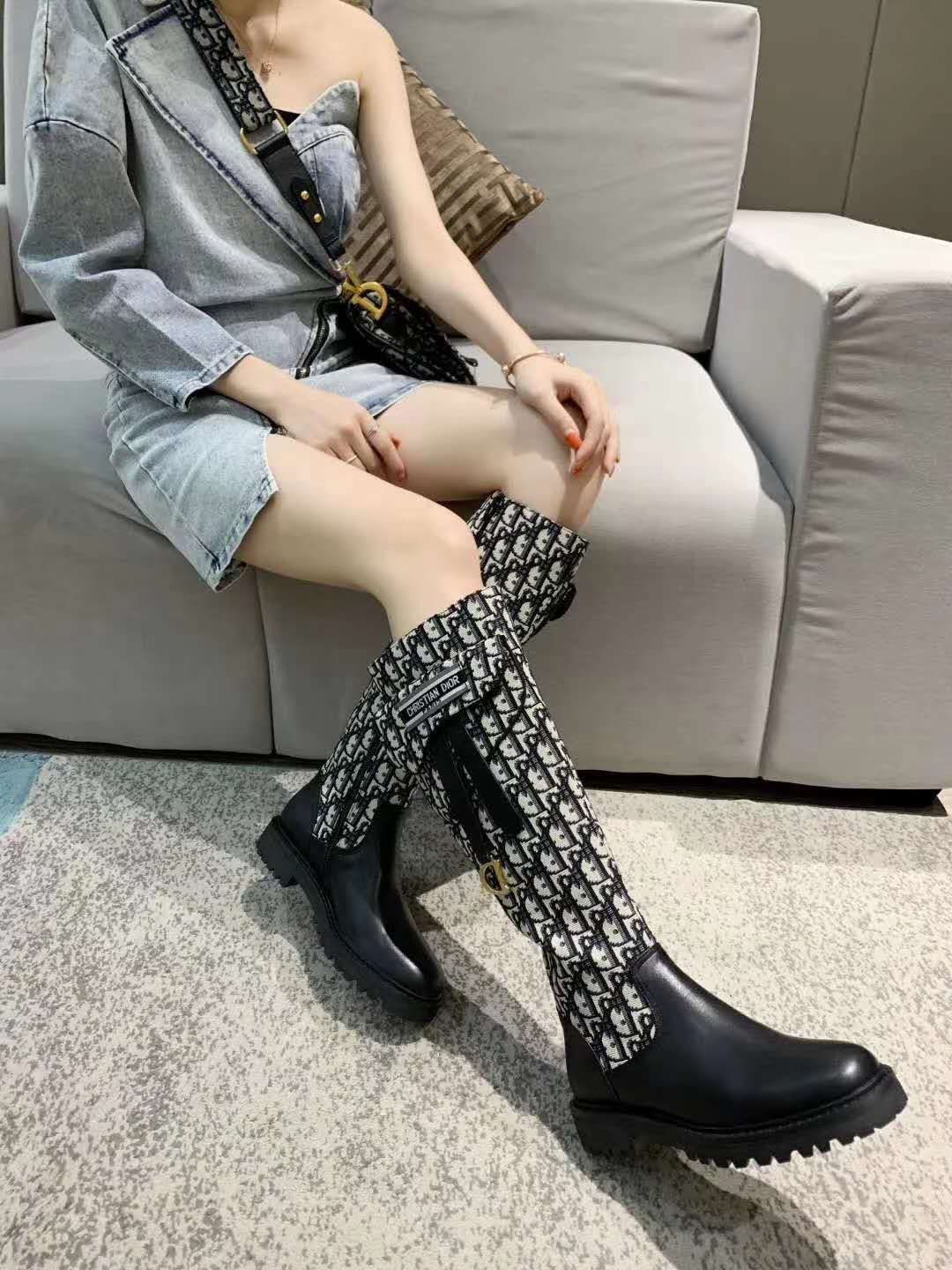 DOR.迪奥16寸长靴Crusie“