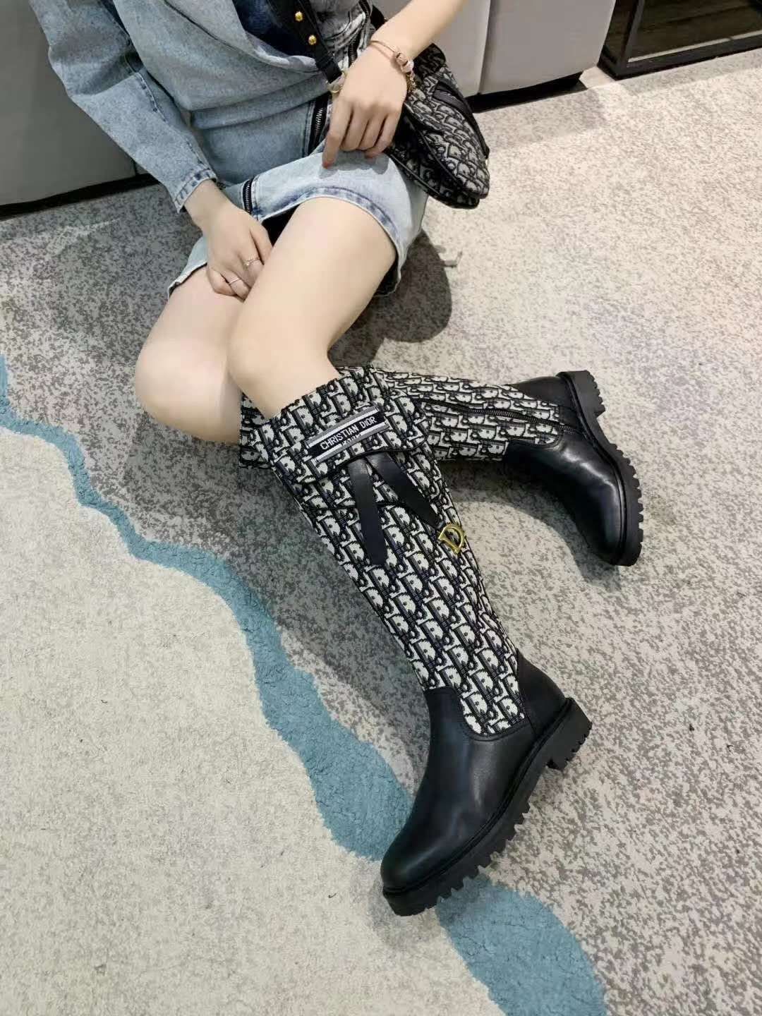 DOR.迪奥16寸长靴Crusie“