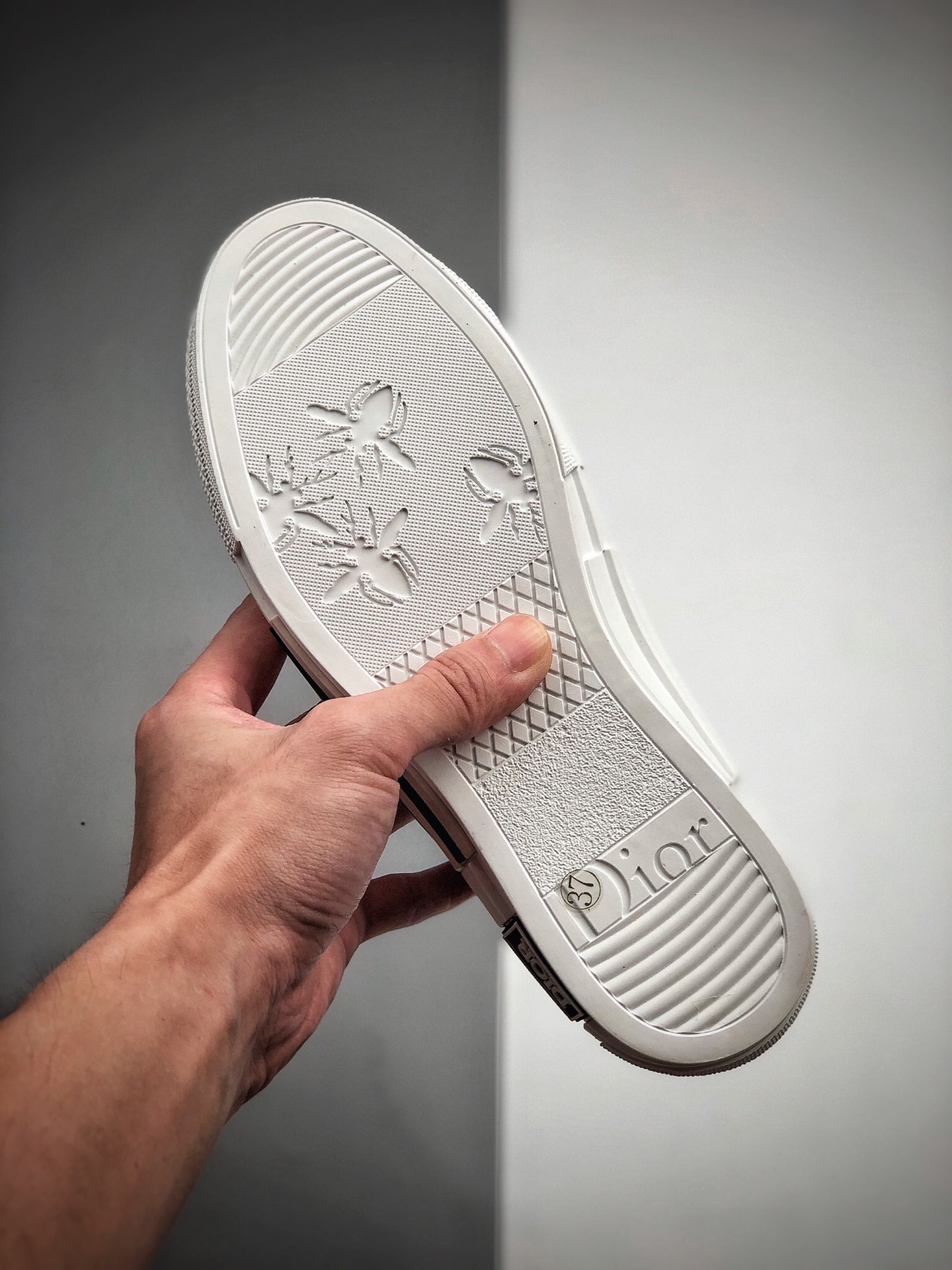 270 全明星同款KAWS主理人监制 高奢品牌 迪奥Dior B23 Oblique High Top Sneakers透明印花高筒板鞋