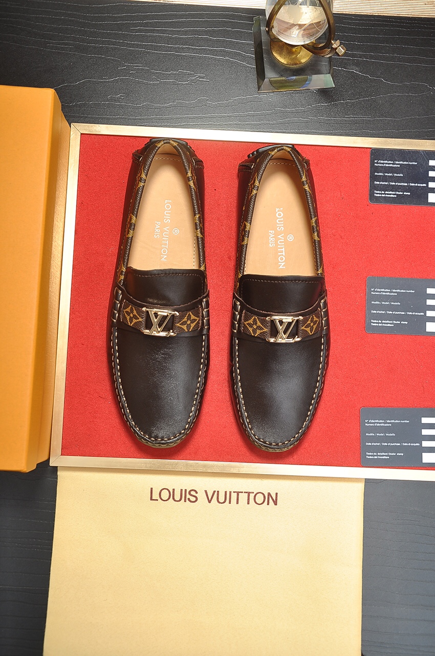 Louis Vuitton Shoes Moccasin Cowhide