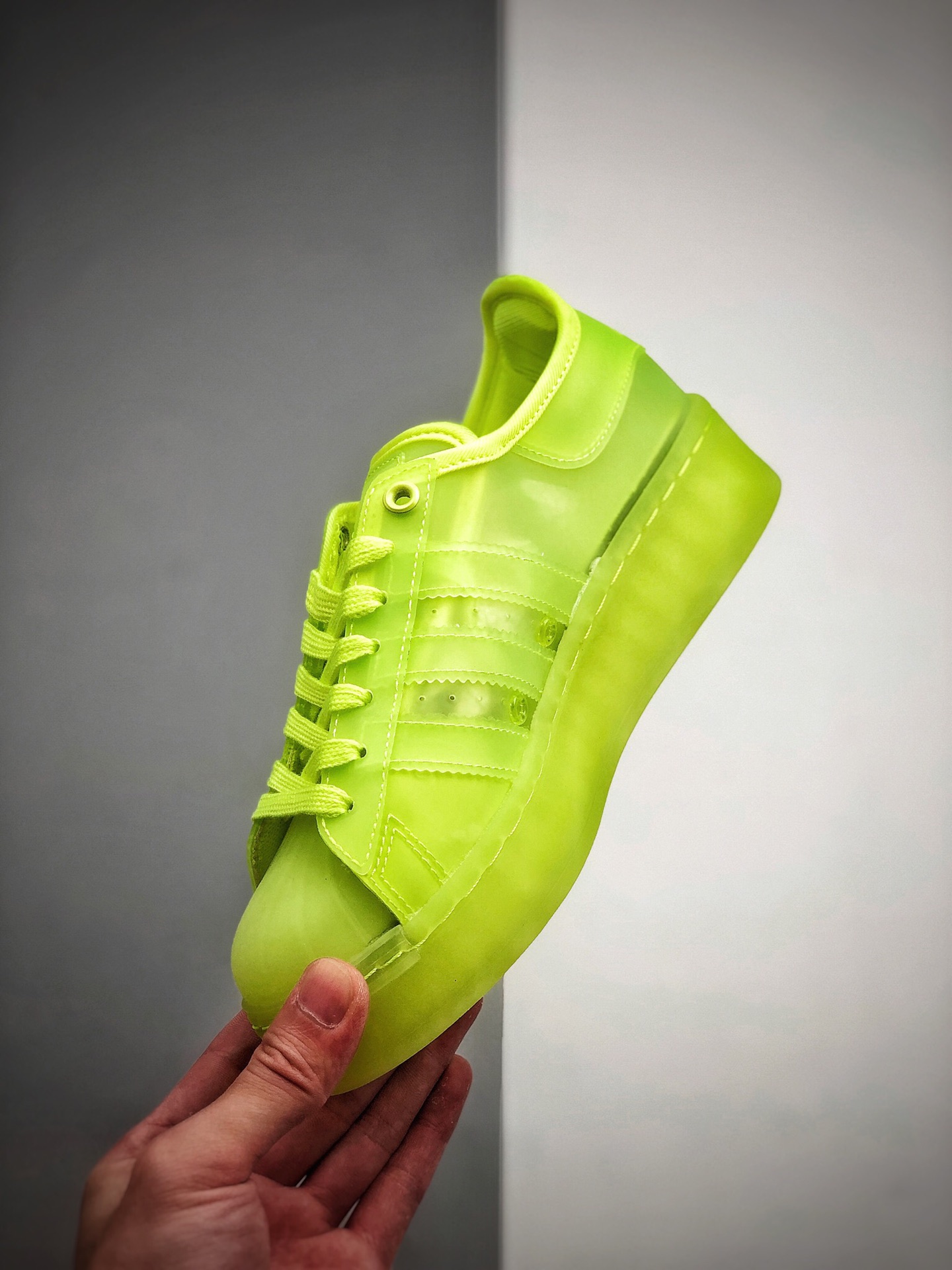 270 adidas Superstar Jelly “Solar Yellow”FX2987