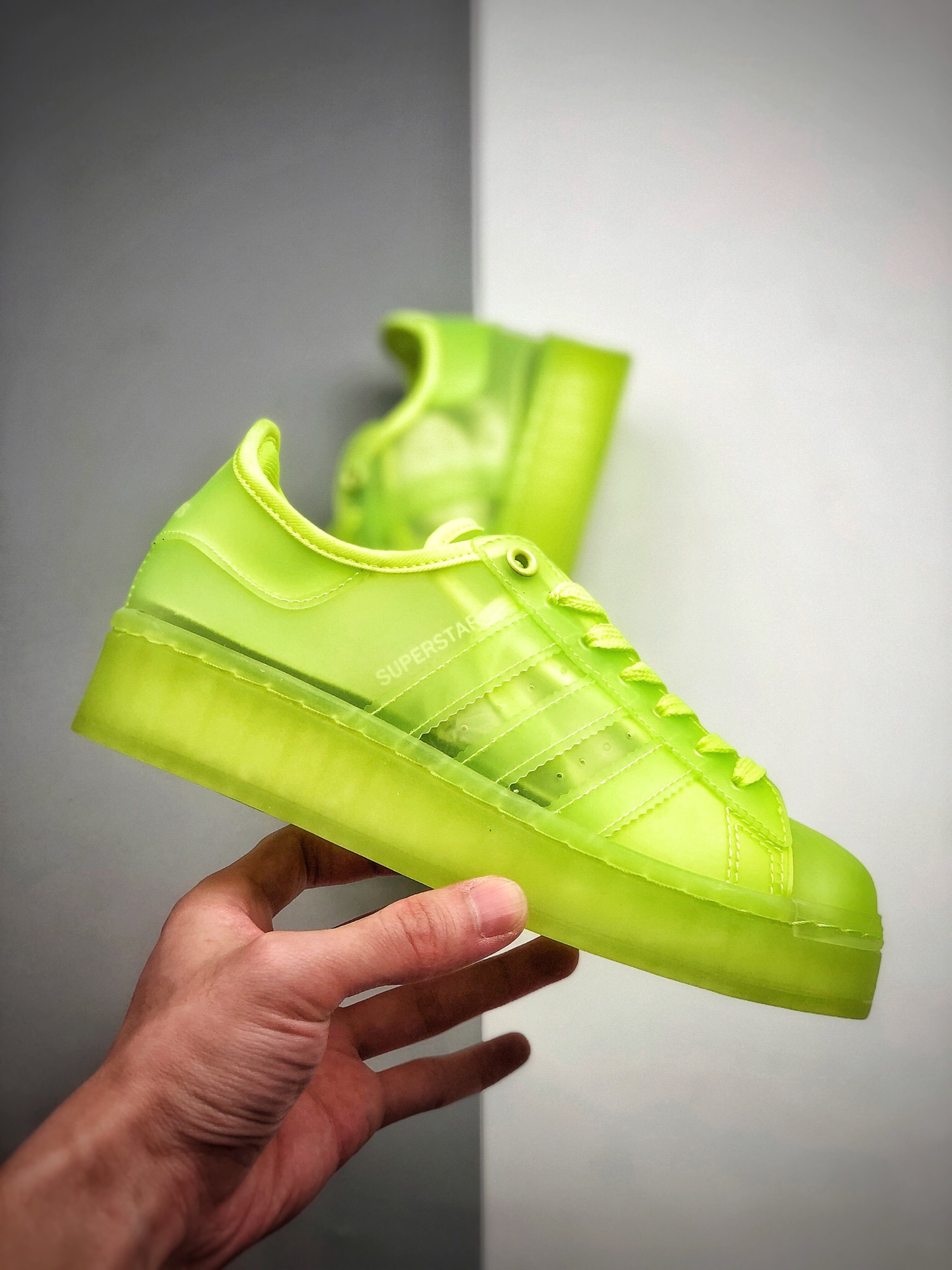 270 adidas Superstar Jelly “Solar Yellow”FX2987