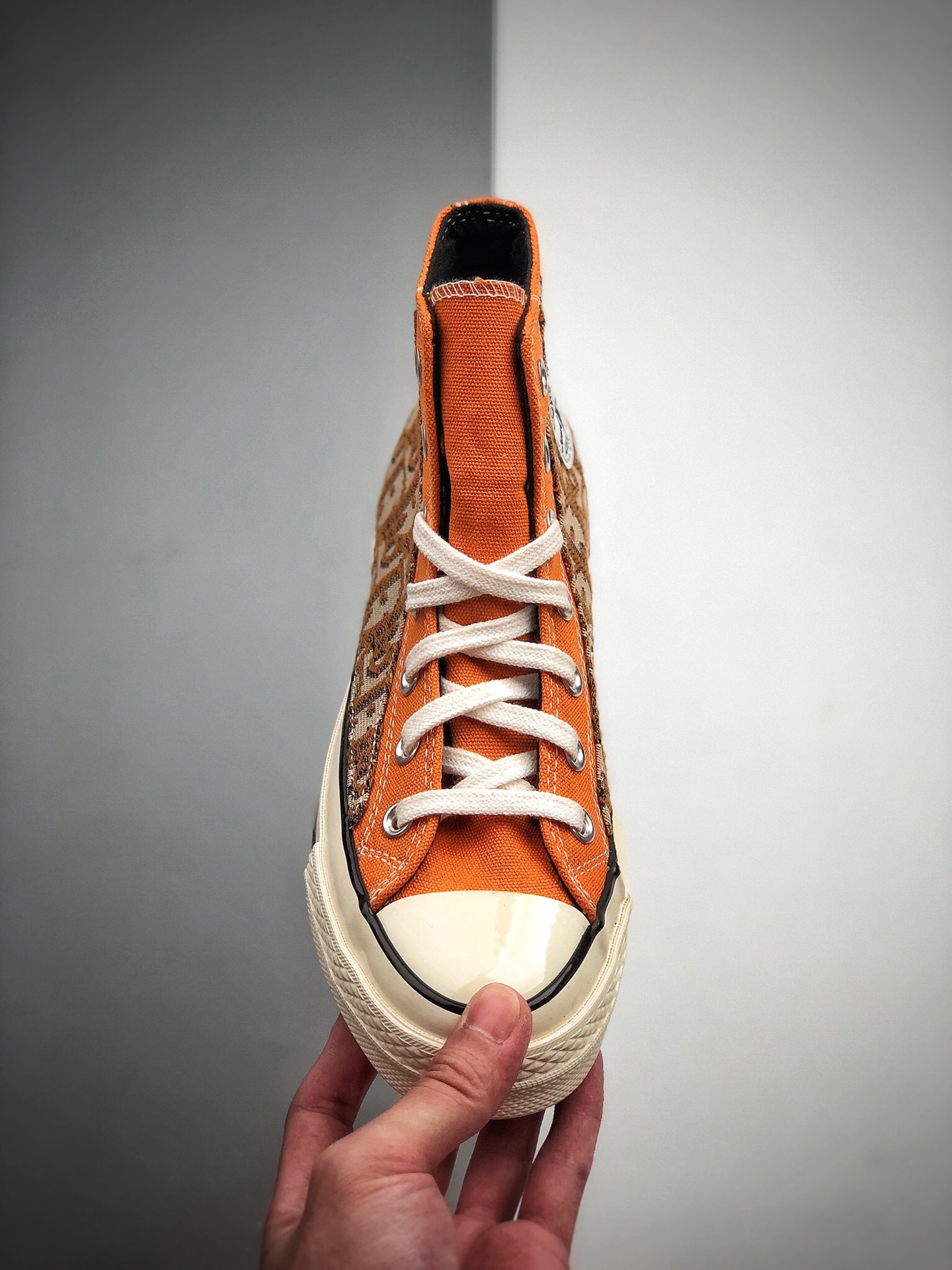 180 Dior迪奥 x Converse匡威 Chuck Taylor All Star 1970s Hi”Christian Dior”复古三星标高帮休闲运动硫化百搭板鞋166050C