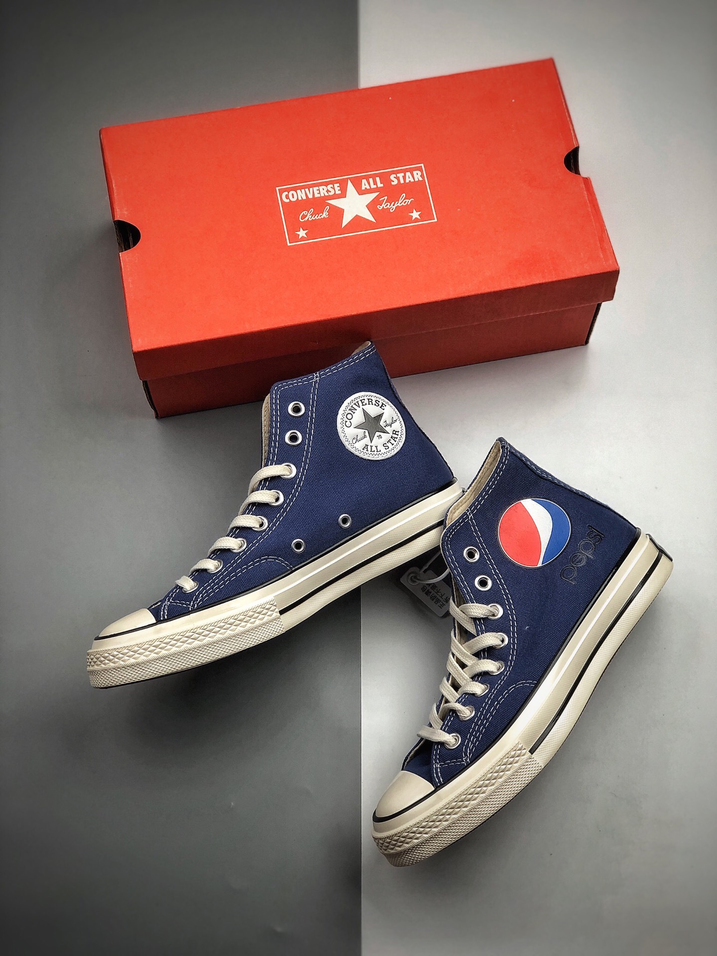 130 重磅联名 匡威Converse x Pepsi百事可乐联名酷爽来袭百事可乐188605C