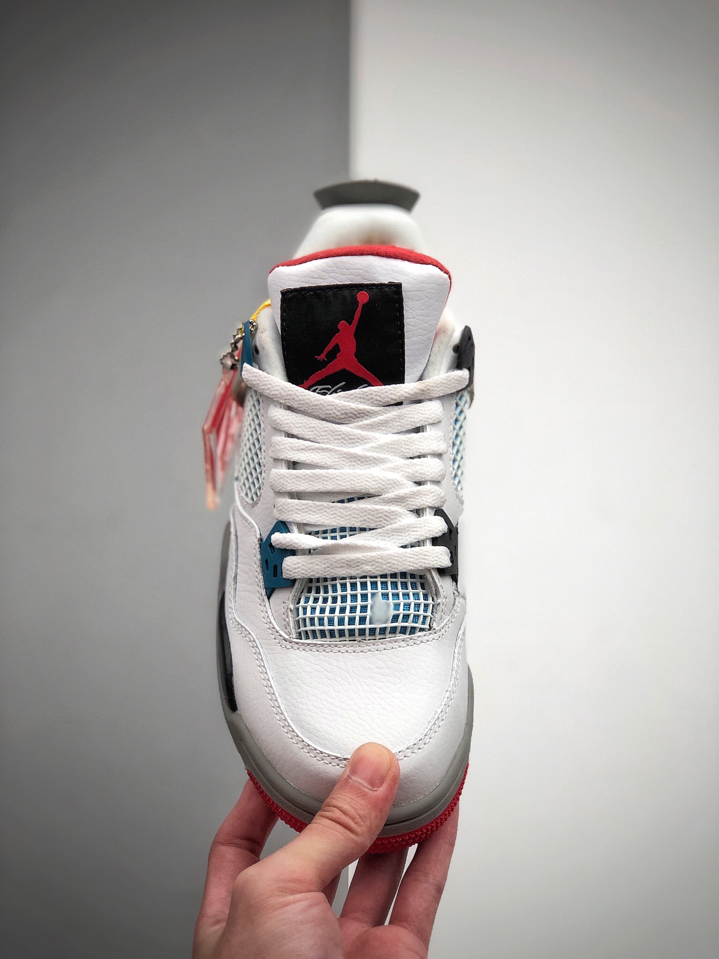 200 公司级 乔丹AJ4 红蓝鸳鸯 Air Jordan 4  what the AJ4  CI1184-146