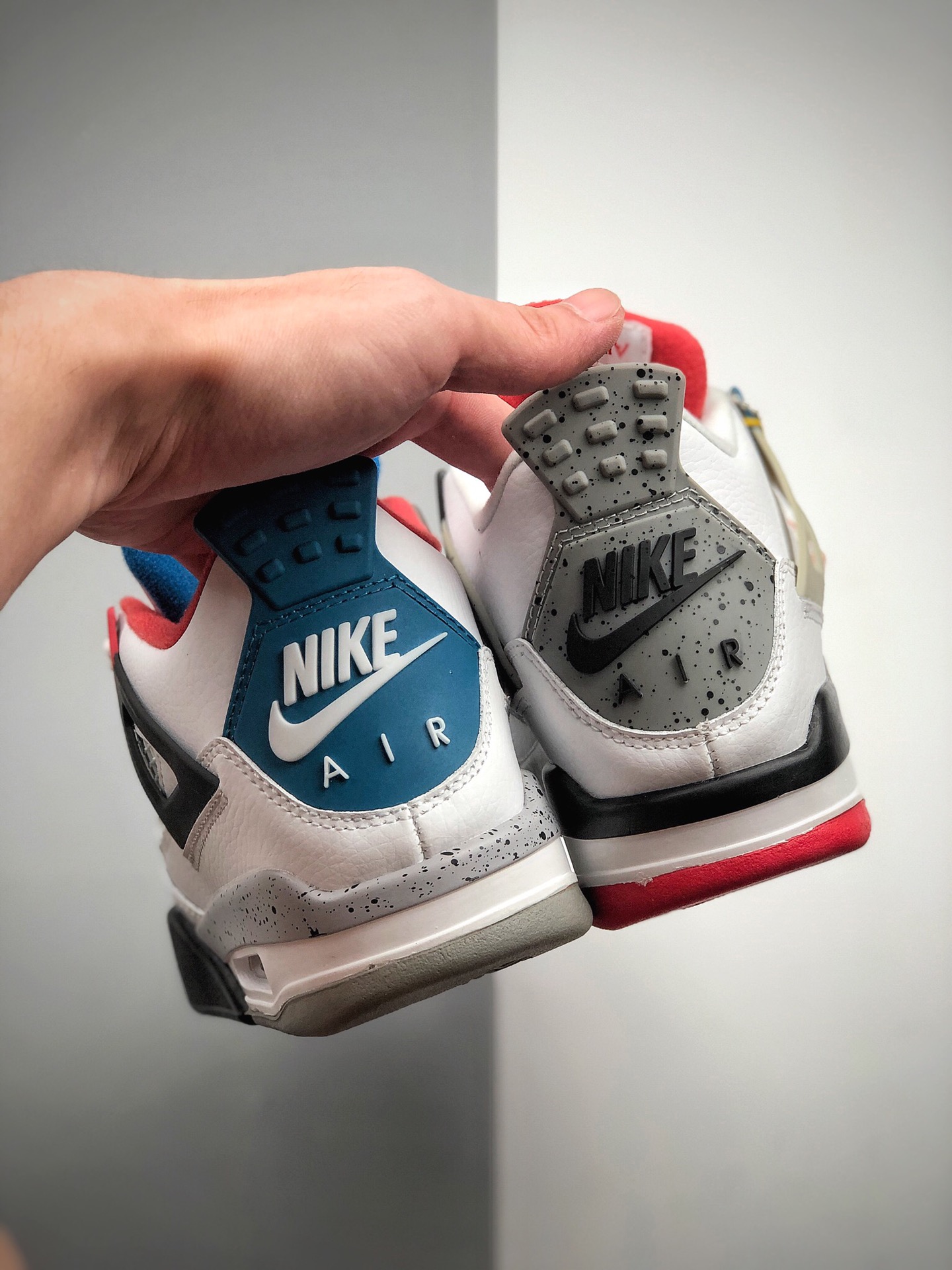 200 公司级 乔丹AJ4 红蓝鸳鸯 Air Jordan 4  what the AJ4  CI1184-146