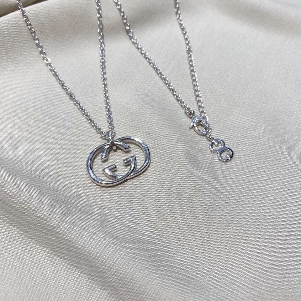 NO:101600,Gucci Gucci 925 sterling silver double g couple necklace size 505cm cross chain, Gucci necklace, gucci, gucci, necklace, pure silver19860909Gucci古驰925纯银双g情侣项链 尺寸505cm十字链,古驰项链,gucci,gucci,necklace,pure silver,Jewelry