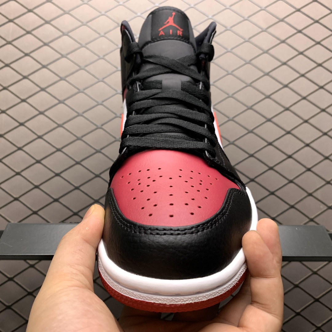 390 纯原 Air Jordan 1 MID AJ1乔1中帮文化篮球鞋 554724-066