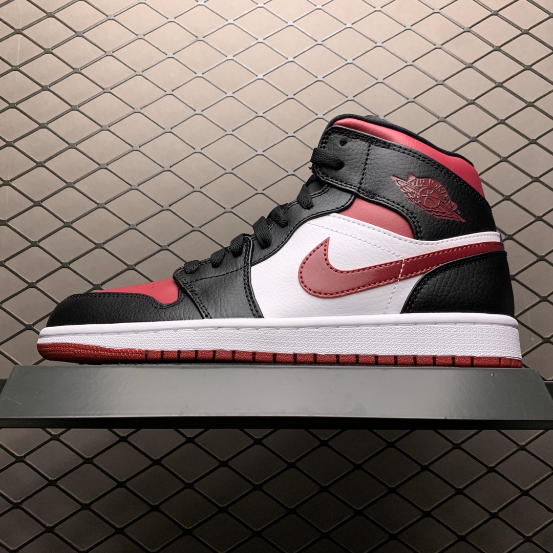 390 纯原 Air Jordan 1 MID AJ1乔1中帮文化篮球鞋 554724-066