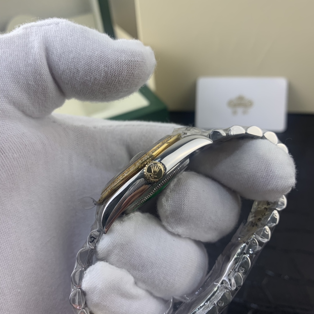 Rolex 皇家 劳力士日志系列女表36尺寸和31尺寸绿盘腕表
