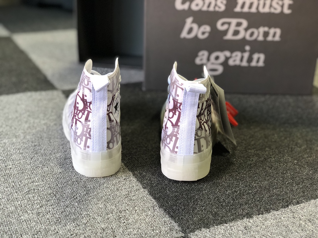（🔥匡威迪奥新配色推出）CONS MUST BE BORN AGAIN 定制 Dior迪奥 X Converse 匡威chuck 复古英伦风镂空冰丝果冻底百搭板鞋 167688C 尺码：35 36 37 38 39 40 41 42 43 44
