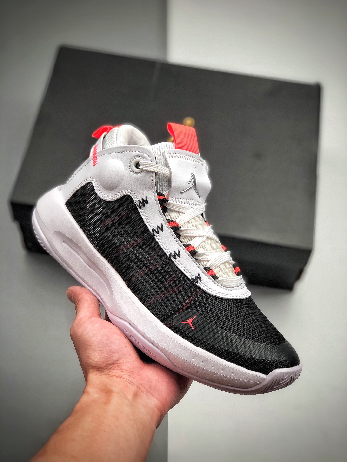 270 Nike Air Jordan Jumpman 2020 PF 100 黑白粉 AJ2020乔丹34代简版 BQ3448
