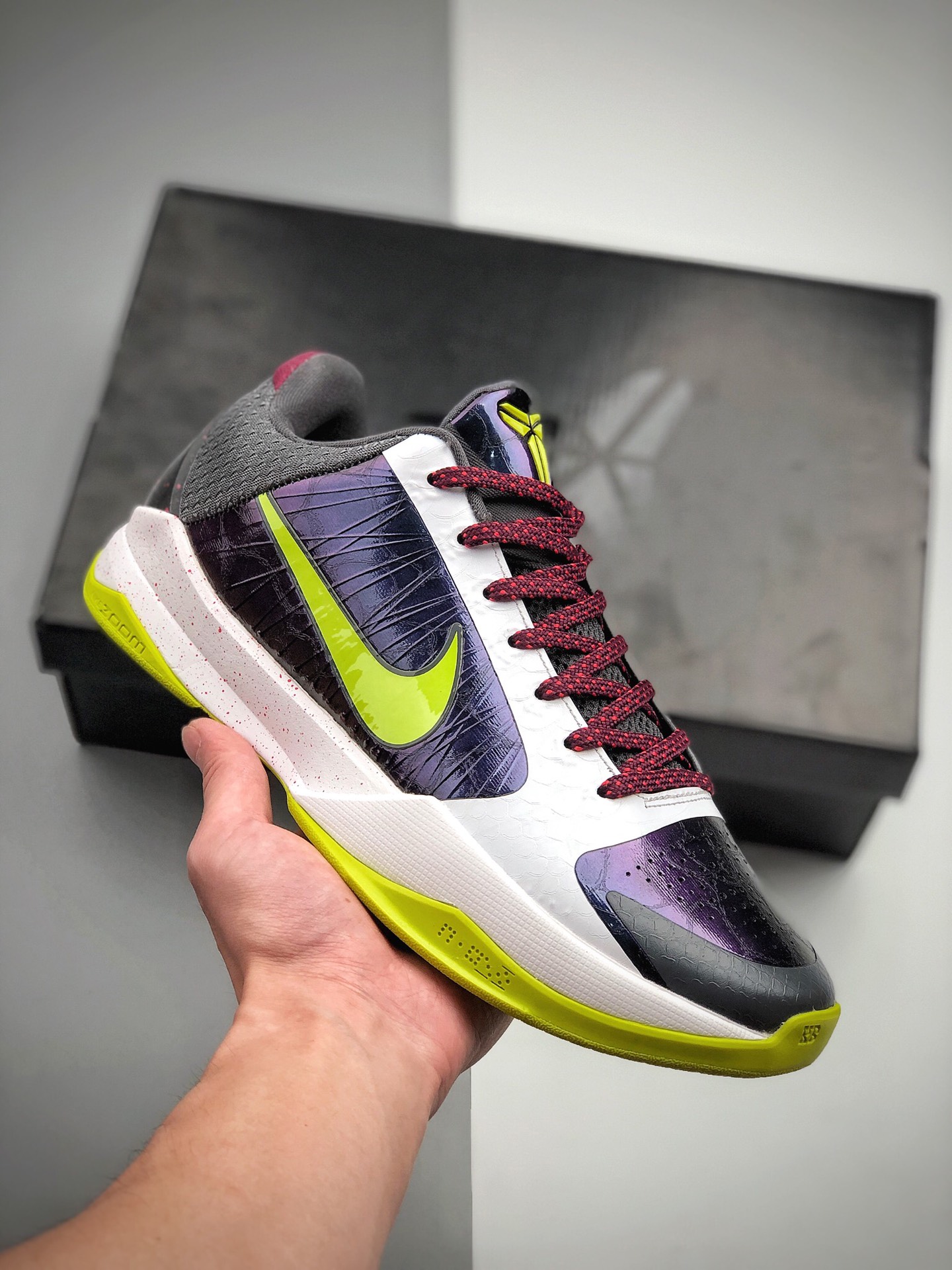 310 公司级 Nike Kobe 5 Lakers 科比5代 低帮篮球鞋/小丑 CD4991-100