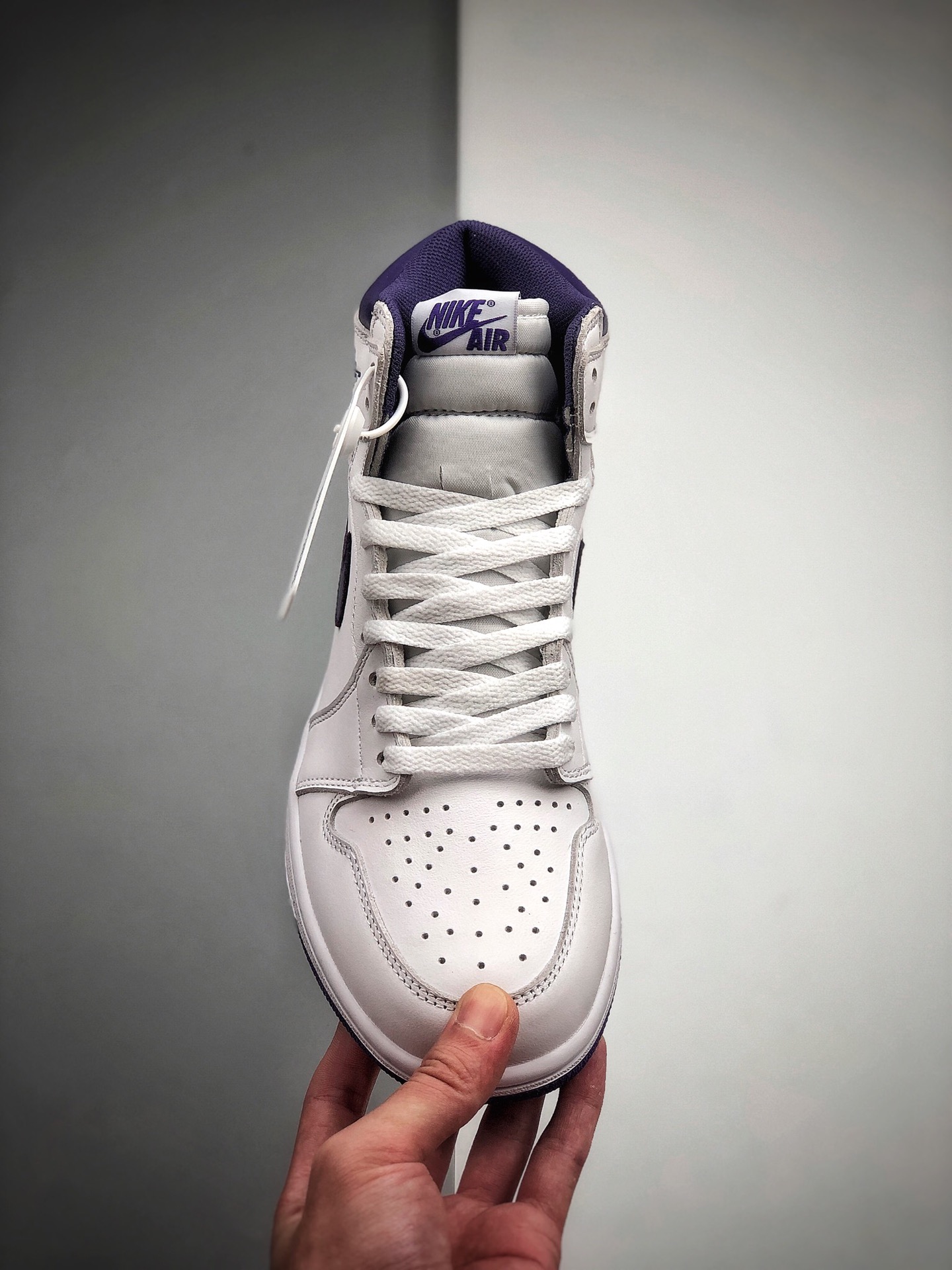 310 Air Jordan 1 Retro High OG AJ1纯原 白紫 555088-115